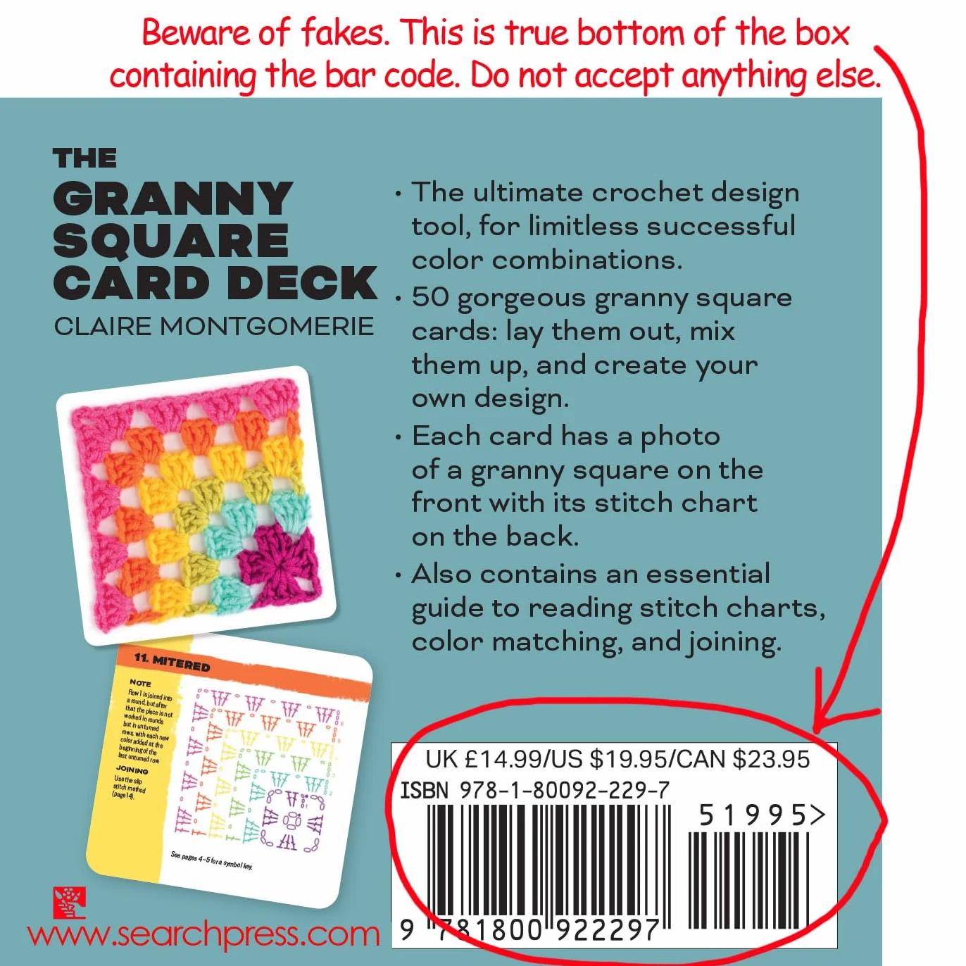 The Granny Square Card Deck: 50 Mix and Match Designs