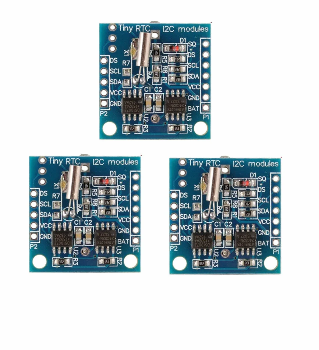 DollaTek 3 szt. Tiny RTC I2C DS1307 AT24C32 modu? zegara czasu rzeczywistego do Arduino AVR PIC 51 ARM