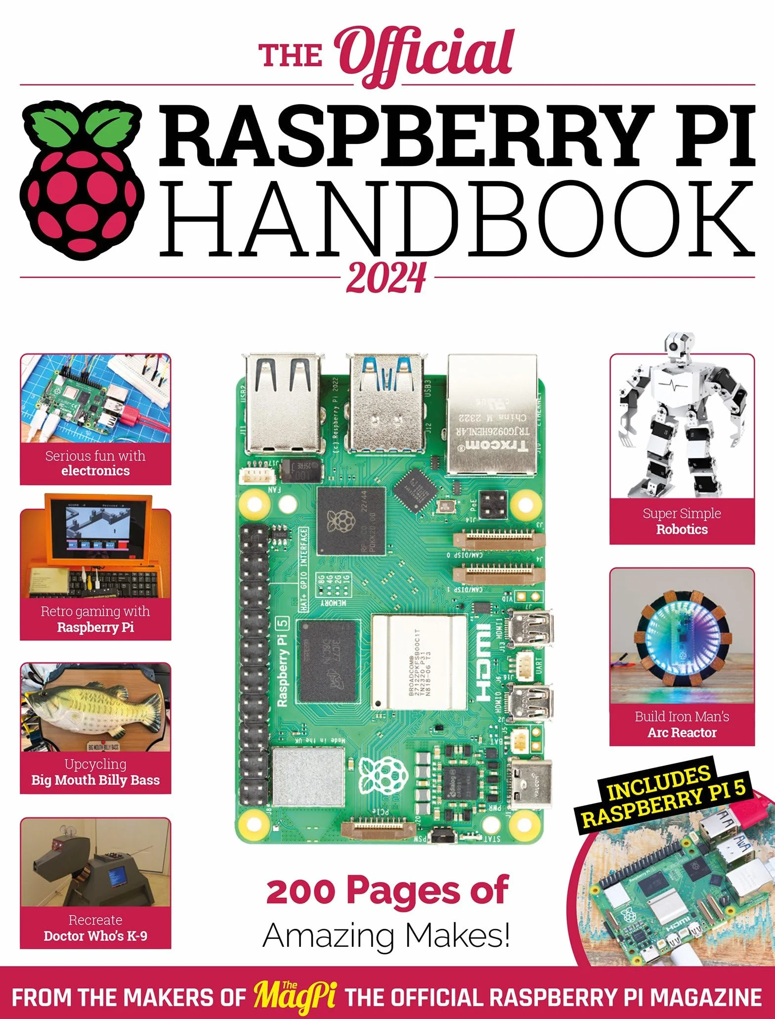 Raspberry Pi Handbook 2024: Astounding Projects for Raspberry Pi Computers