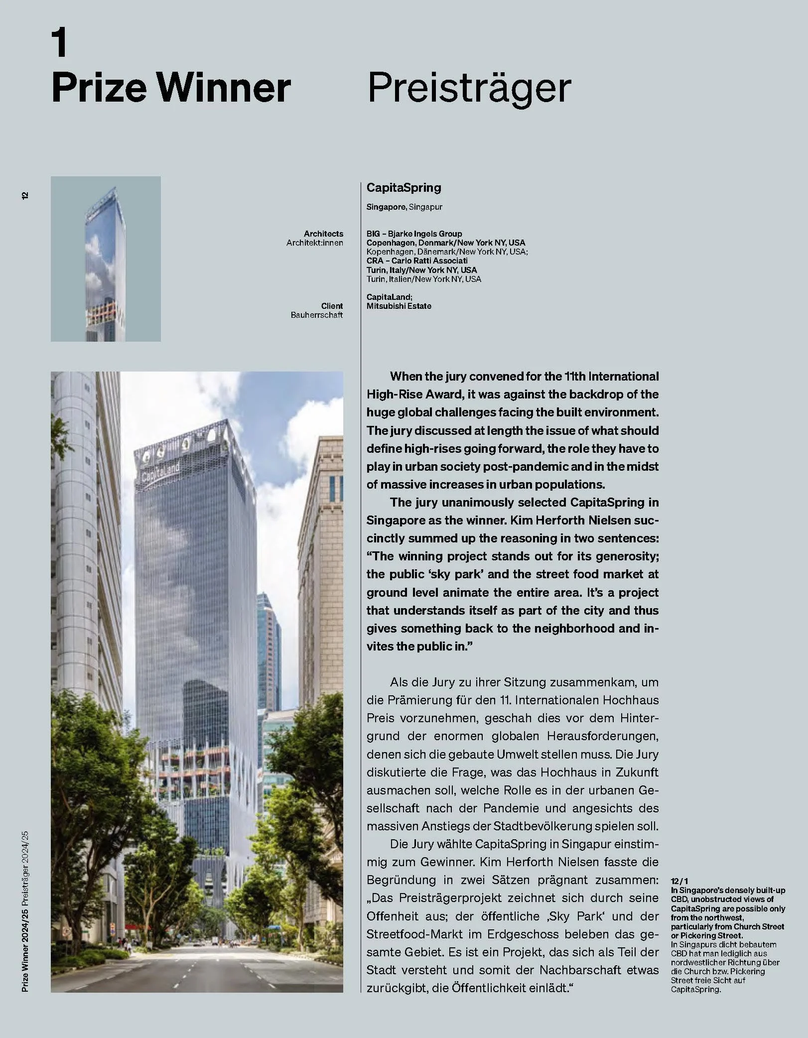 International High-Rise Award 2024/25