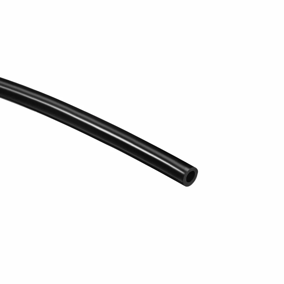 sourcing map Wąż silikonowy próżniowy 3 mm ID x 5 mm OD 2 m elastyczny czarny