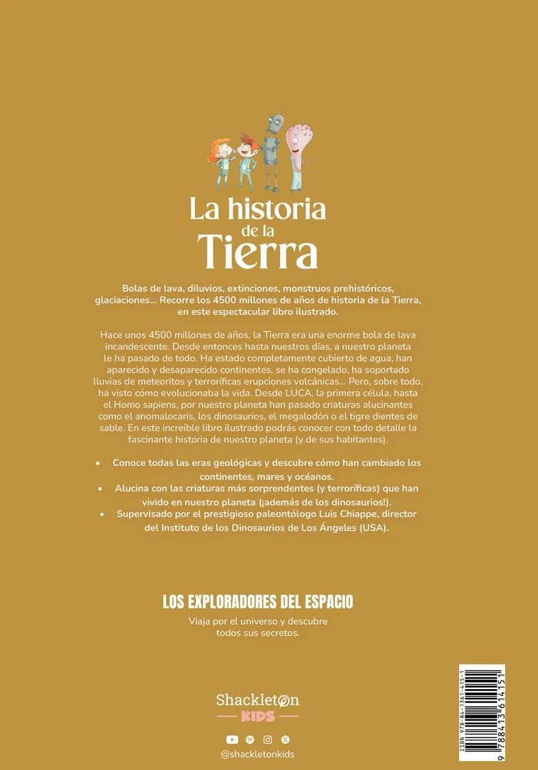 La historia de la Tierra: Supervisión científica de Luis Chiappe, director del Instituto de Dinosaurio