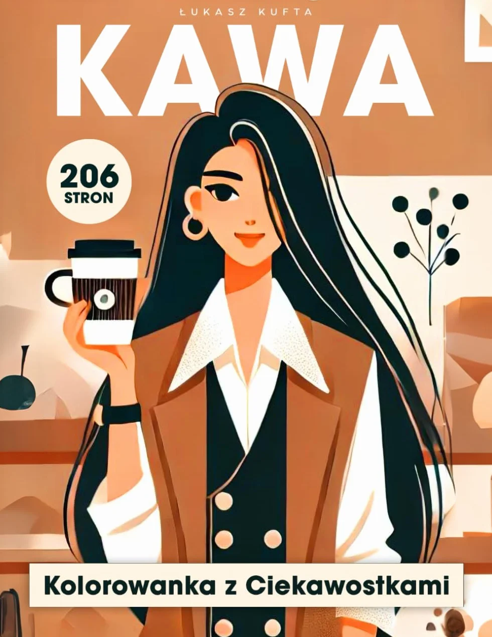 Kolorowanka o Kawie z Ciekawostkami - Mindfulness dla Miłośników Kawy: Inspirujące Sceny Kawowe dla Dorosłych