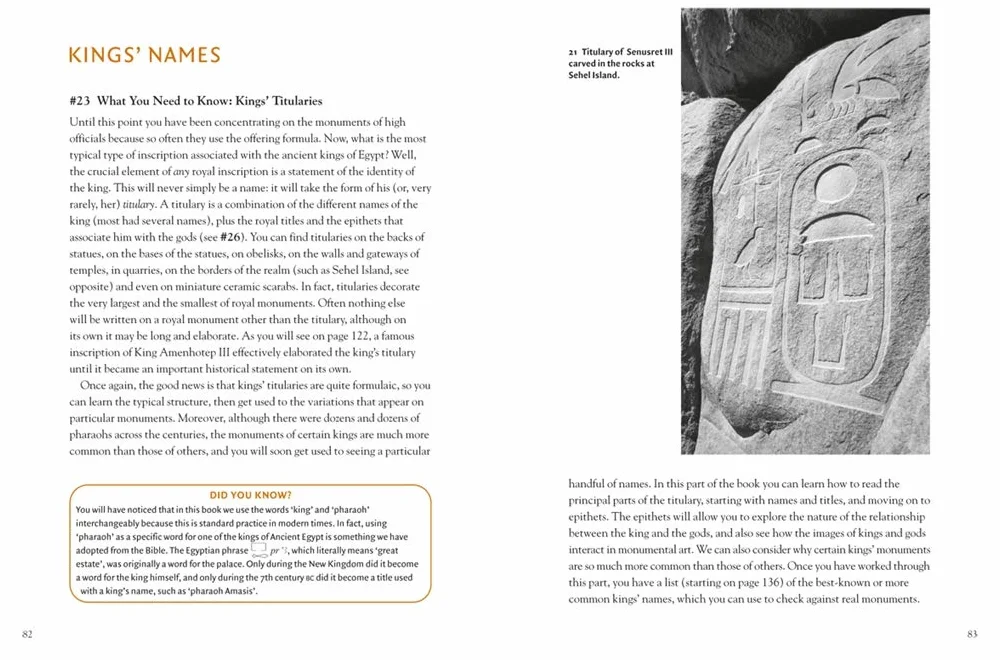 Egyptian Hieroglyphs for Complete Beginners /anglais: The Revolutionary New Approach to Reading the Monuments