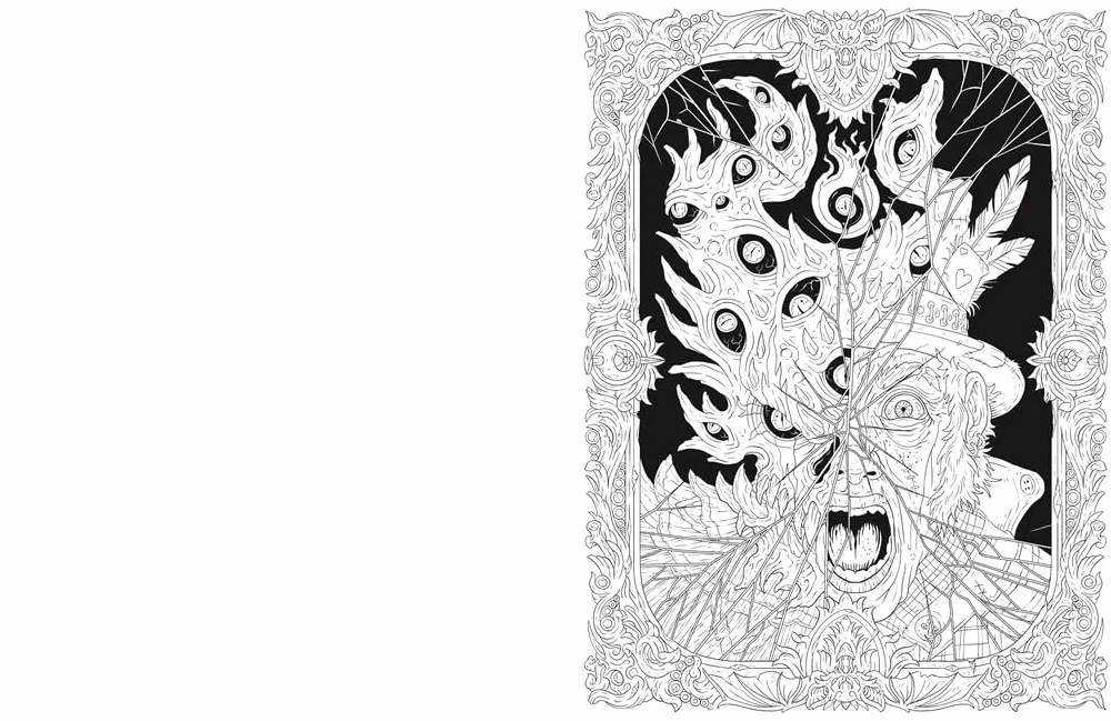 Dark Art Nightmare: A Menacing Colouring Book