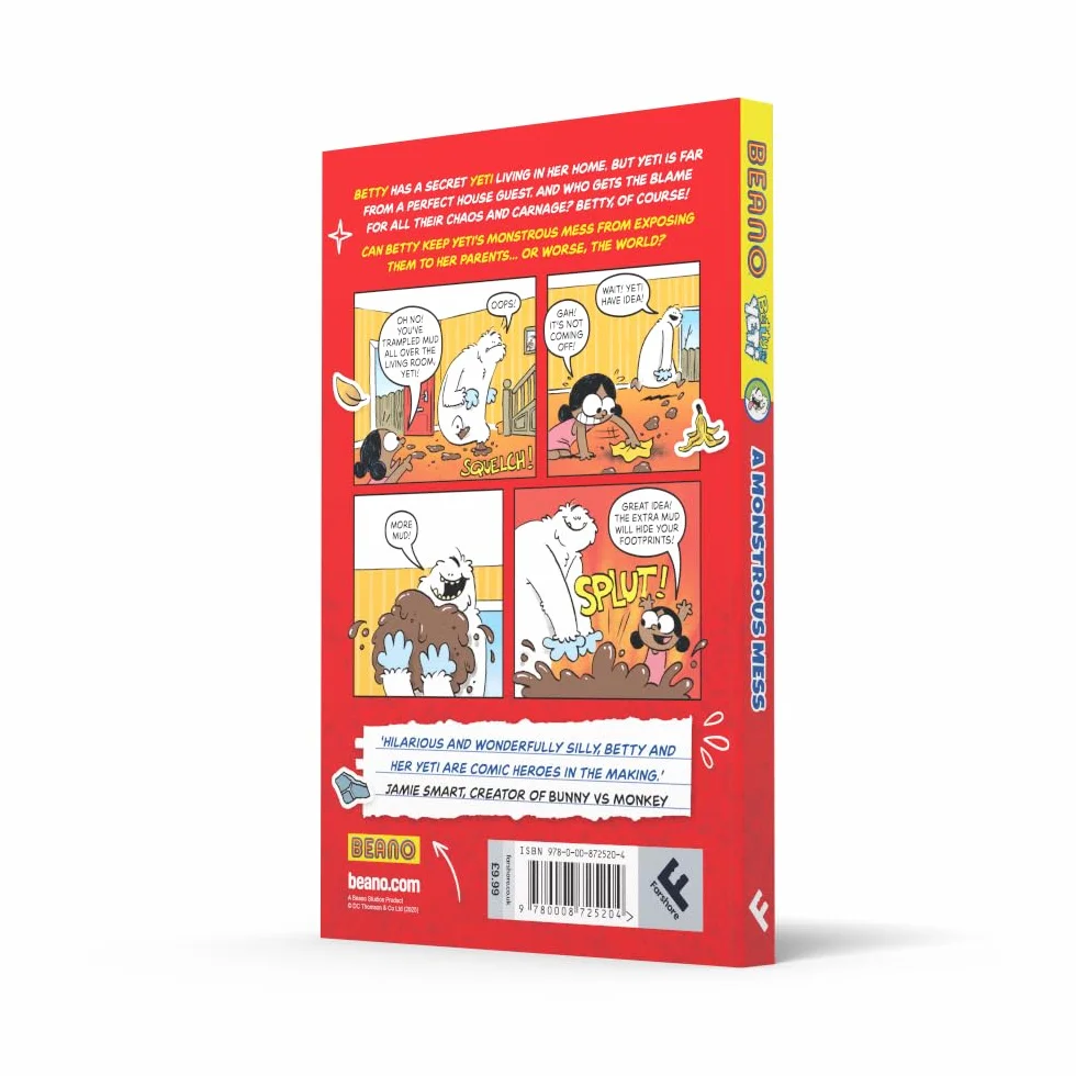 Beano Betty and the Yeti: A Monstrous Mess Book 2 Official Beano Graphic Novel for Kids Ages 6-10