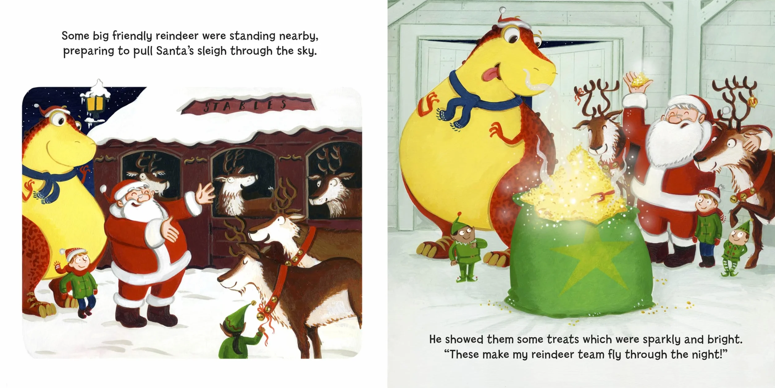 The Dinosaur that Pooped a Reindeer!: A festive lift-the-flap adventure