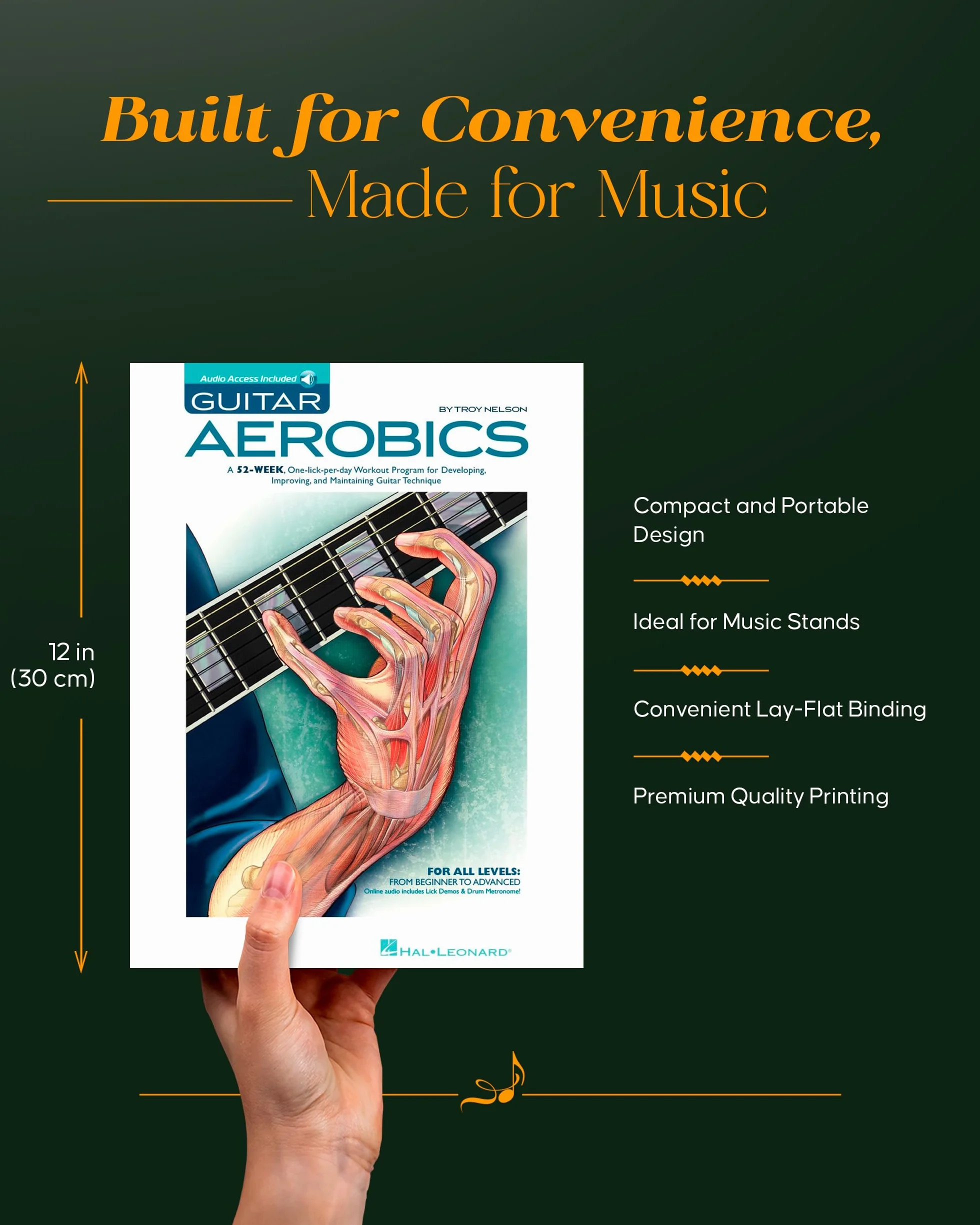 Guitar Aerobics Book Online Audio: 52-Week One-Lick-Per-Day Workout Program for Guitar Technique