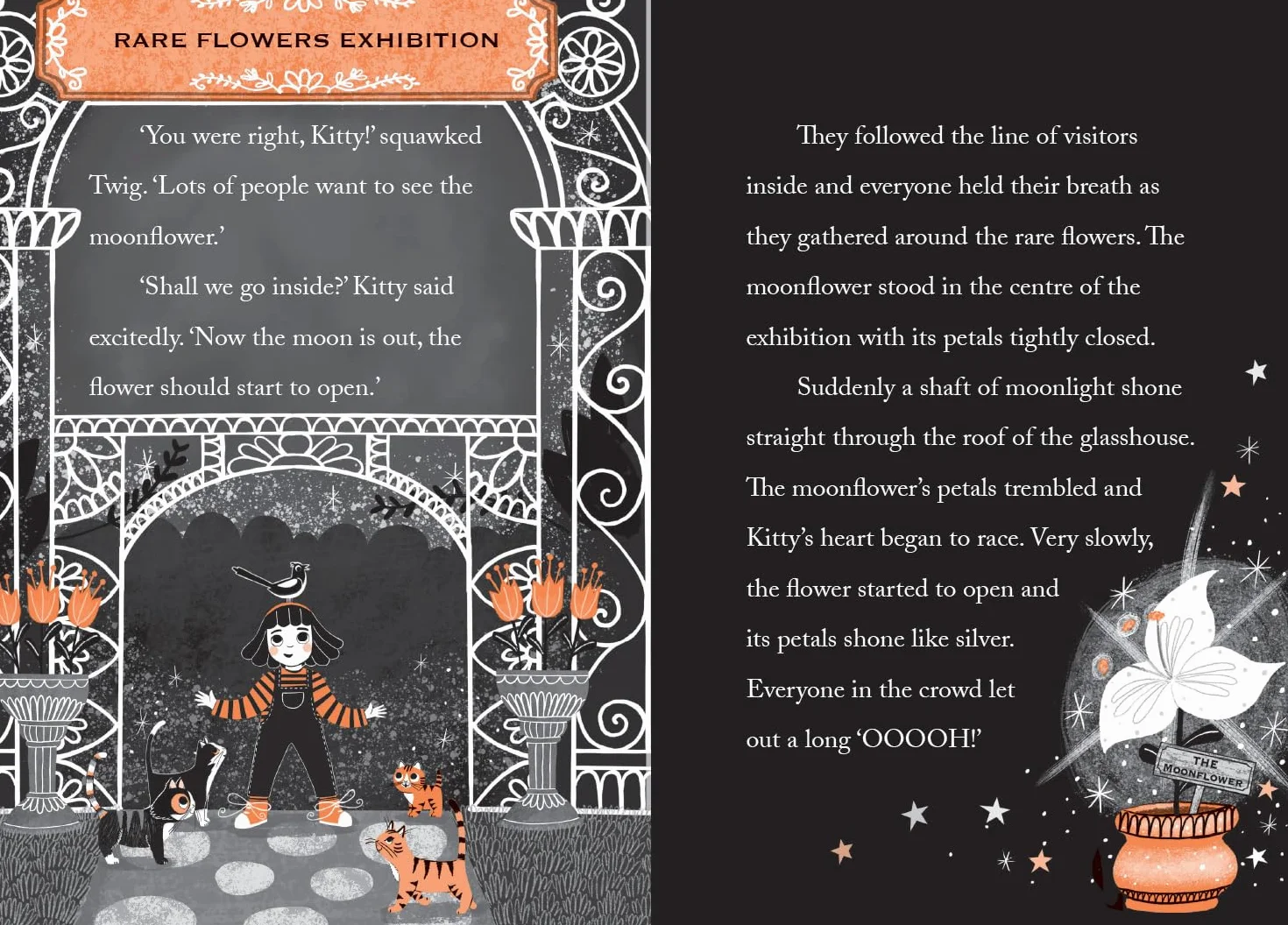 Kitty and the Moonflower Mystery: Book 17 - Purrrfect Series for Confident Readers by Paula Harrison