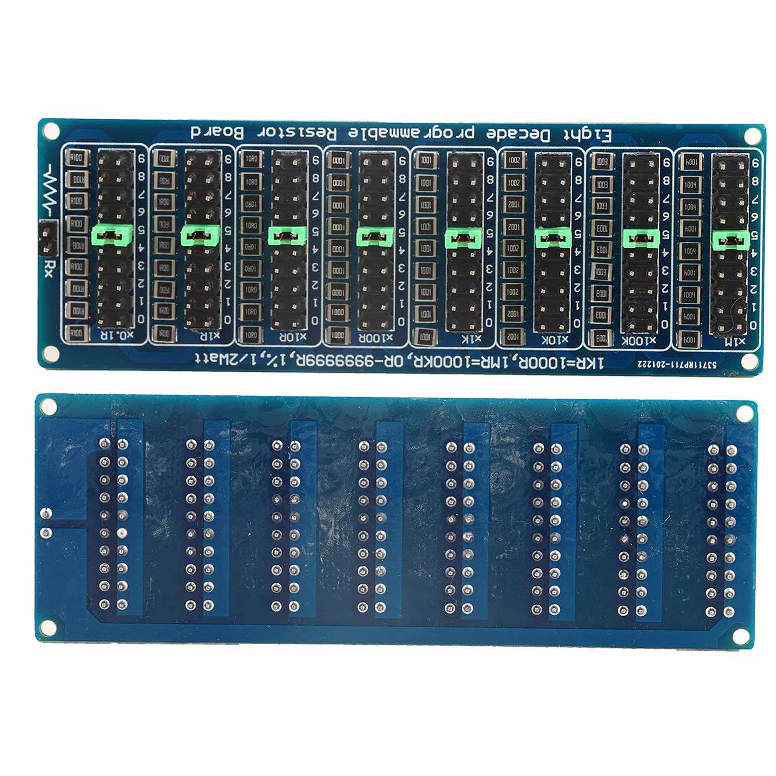 Programowalna Płytka Rezystorowa 0.1Ω-9999999Ω 8 Dekad 0.1Ω/krok 1% 1/2W