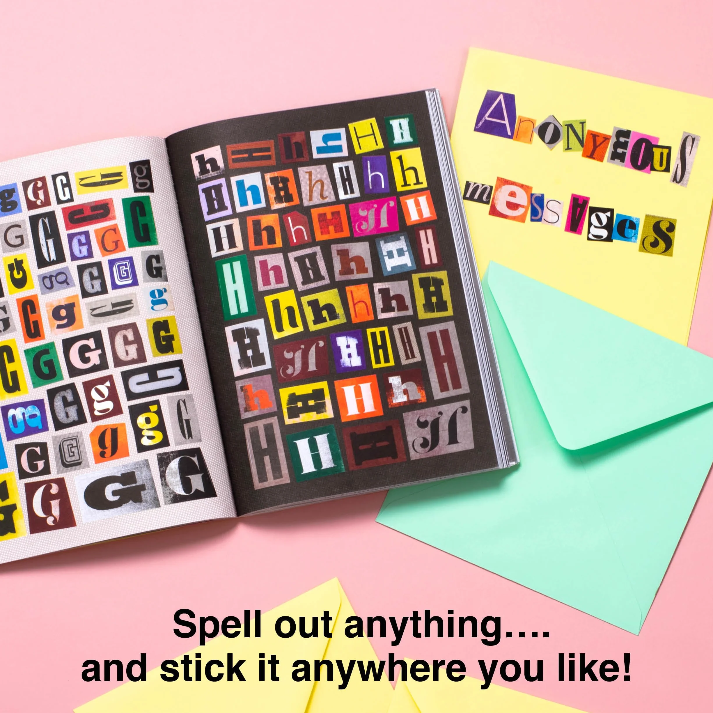 The Ransom Note Sticker Book /anglais: Thousands of Letters for Your Anonymous Messages