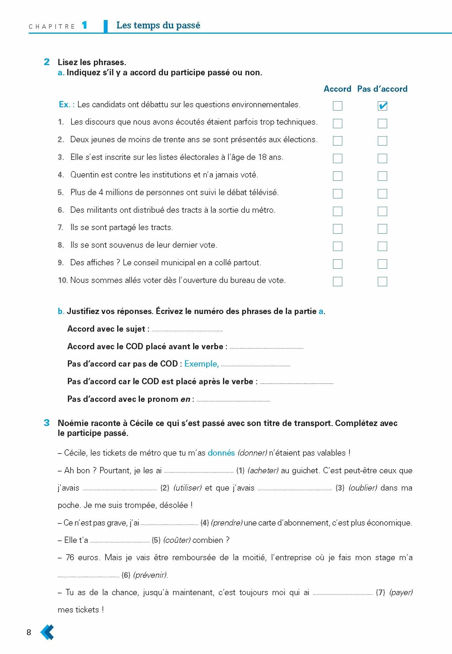 En Contexte - Exercices de grammaire B2: Vol. 2