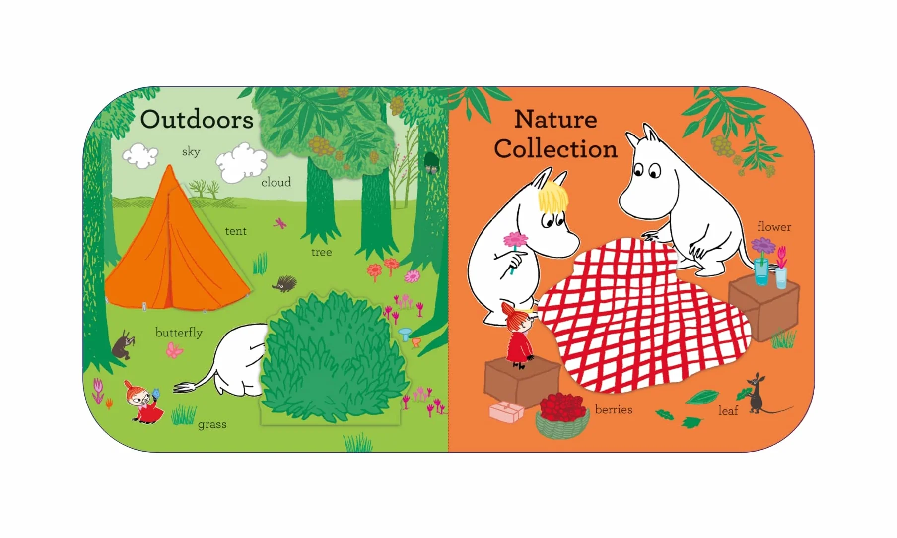 Moomin's First 100 Words: An early-learning lift-the-flap board book for toddlers
