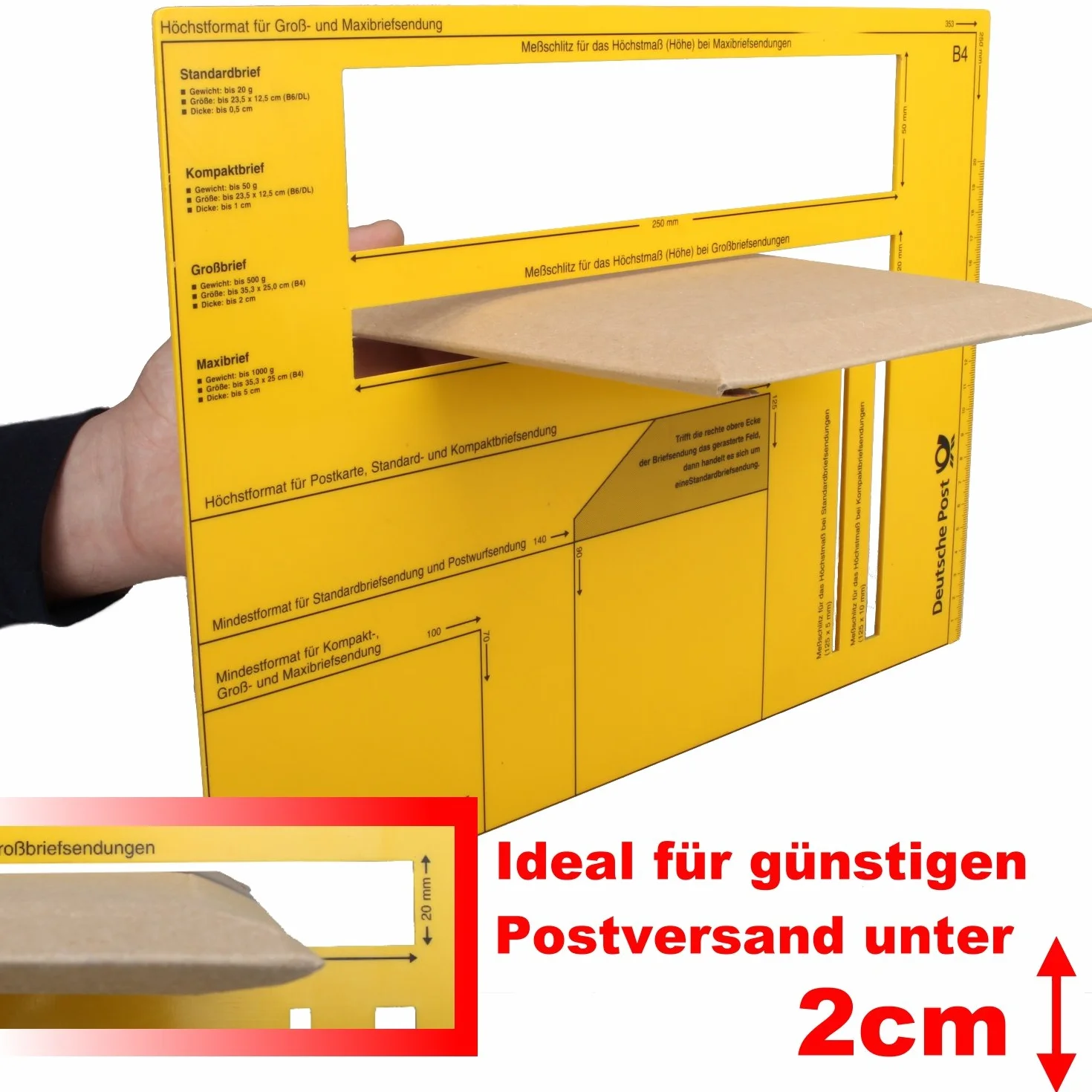 Kraftmax Koperty Wysyłkowe Premium DIN A5 50 sztuk 23,5 x 18 cm
