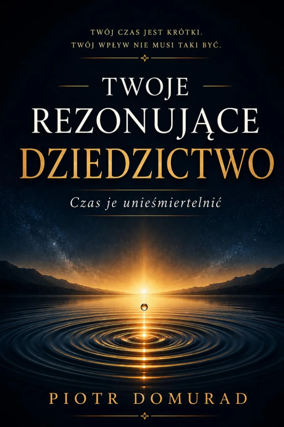 TWOJE REZONUJĄCE DZIEDZICTWO: Czas je unieśmiertelnić