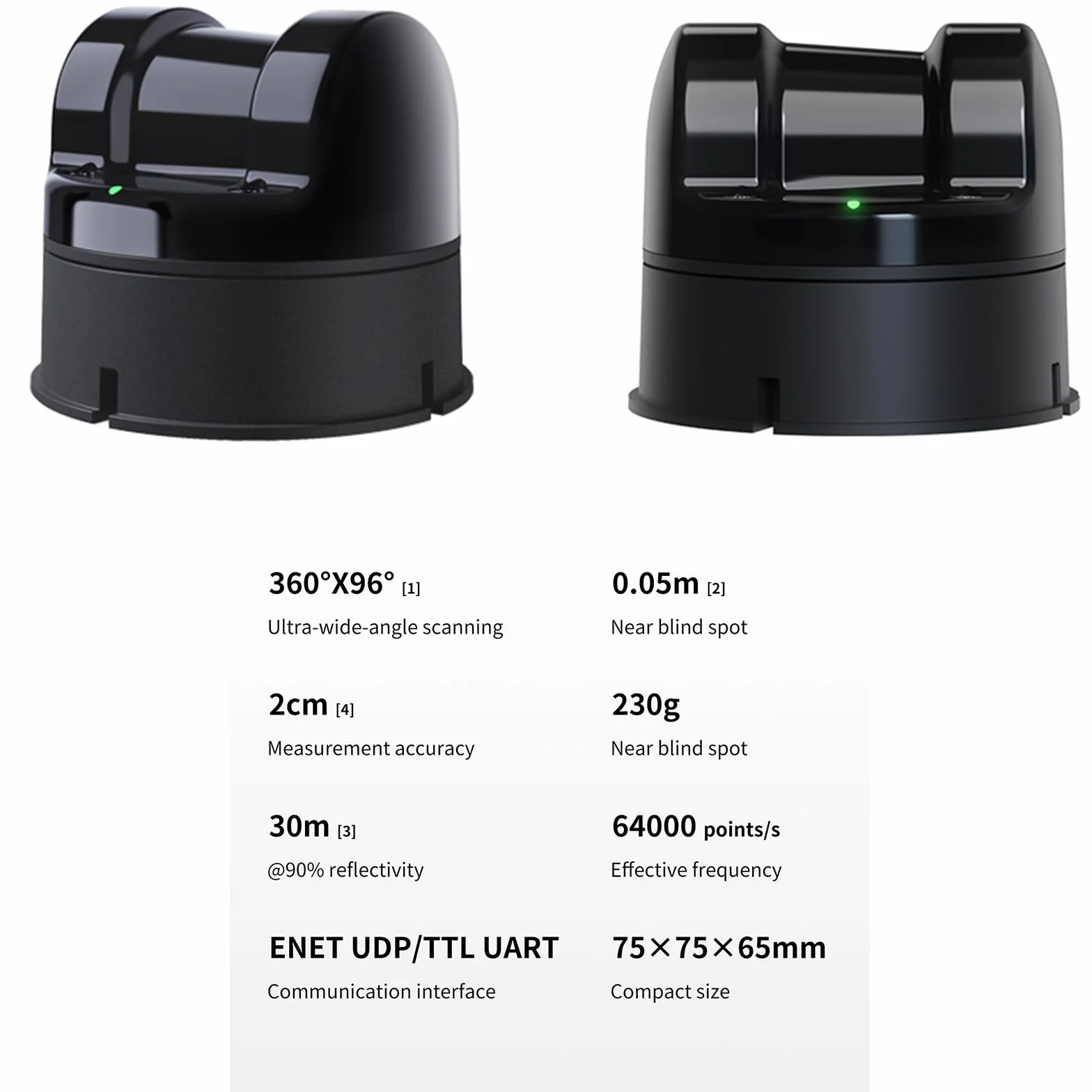 youyeetoo Unitree L2 4D 3D Lidar skaner - 30 metrów 360° × 90° wielokierunkowe skanowanie ultraszerokokątne - częstotliwość próbkowania 128000 punktów/s, RJ45 UDP - Unitree L1 Upgarde