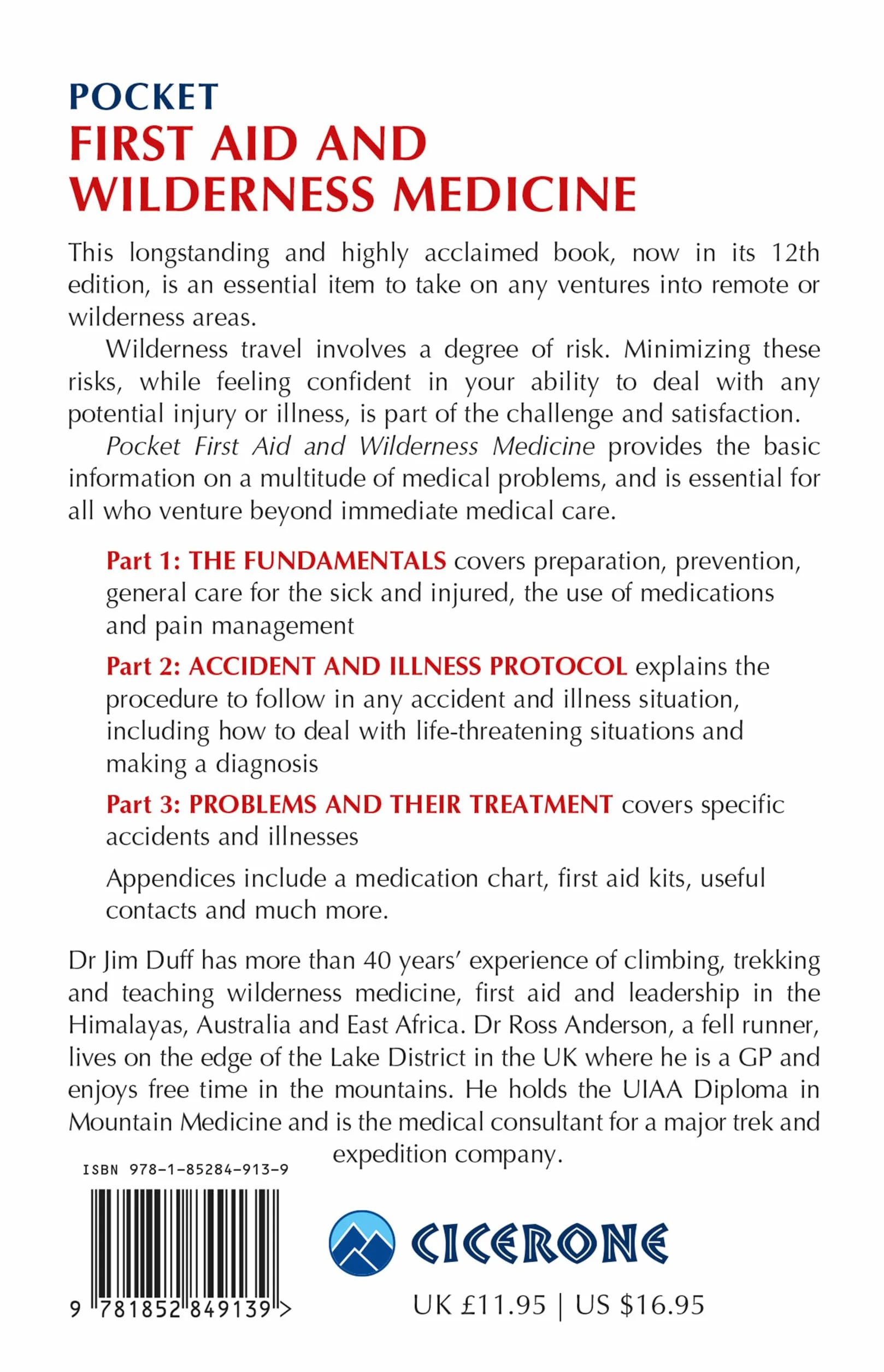 Pocket First Aid and Wilderness Medicine: Essential for Expeditions
