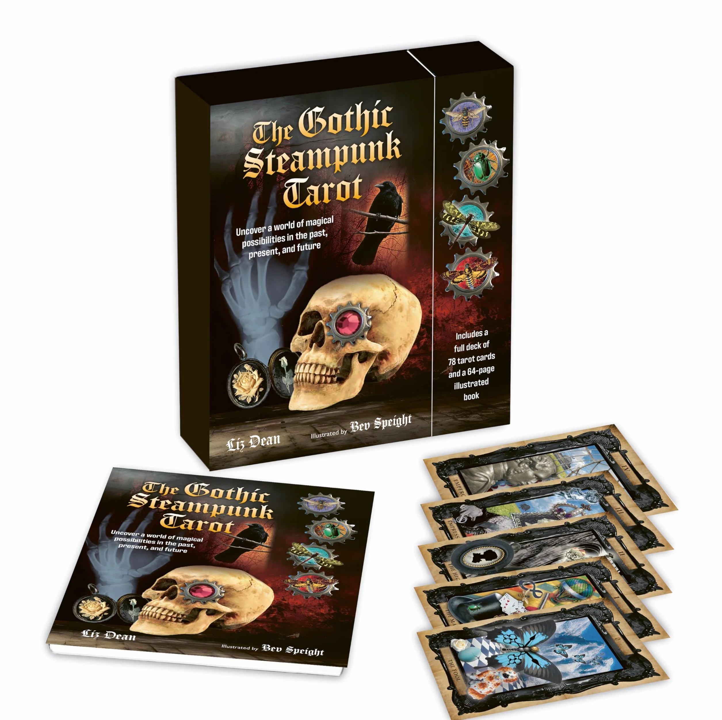 The Gothic Steampunk Tarot: 78-Card Deck & 64-Page Illustrated Book
