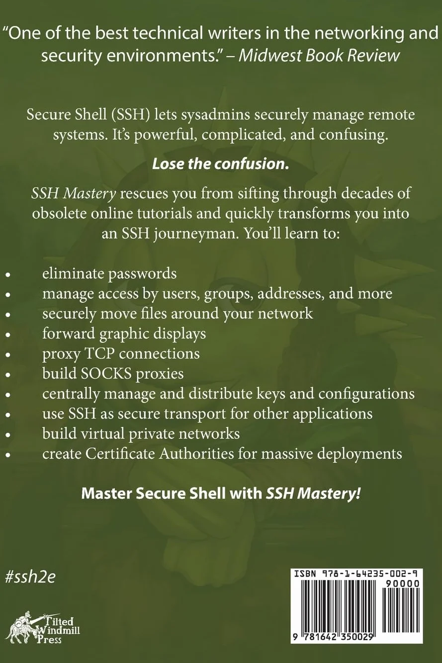SSH Mastery: OpenSSH, PuTTY, Tunnels and Keys: 12