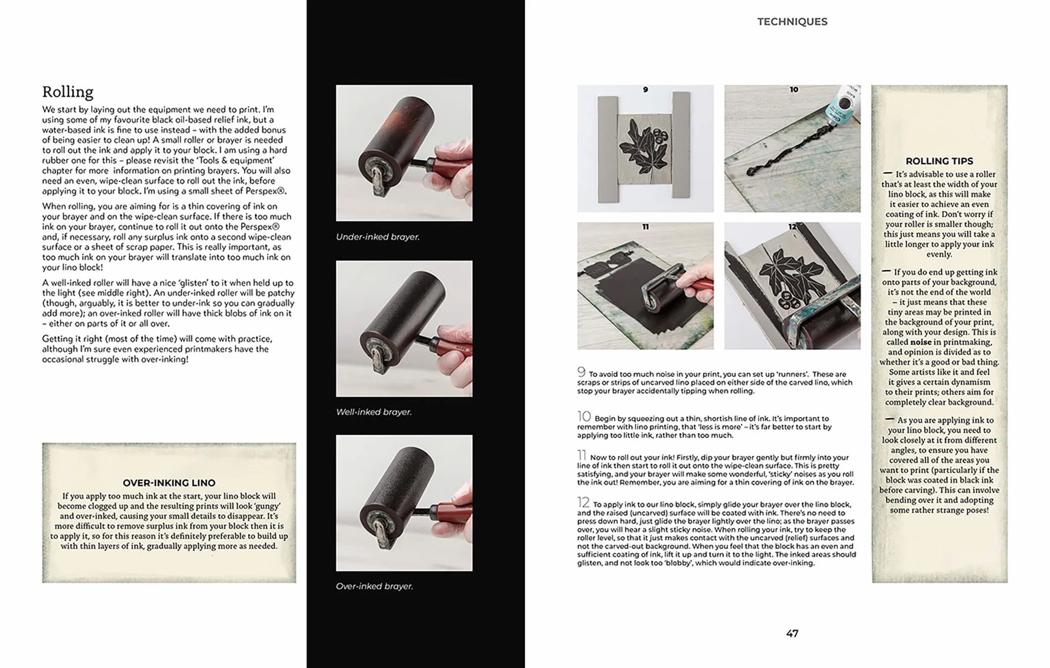 Nature Imprinted: A Complete Guide to Lino Printing with 10 Designs