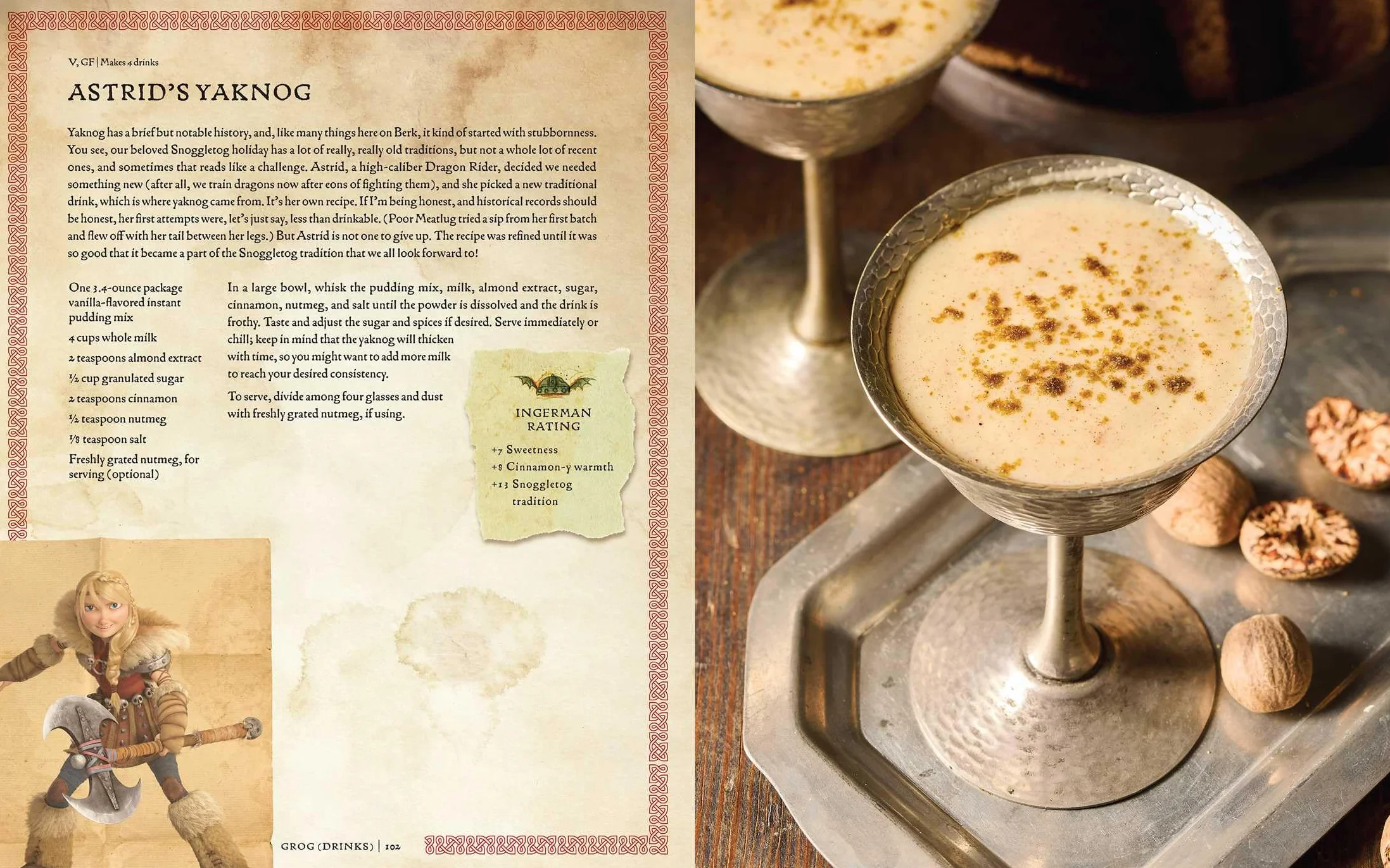 DreamWorks Dragons: Recipes from the Isle of Berk [Official Cookbook]: A Book of Feasts, Drinks, Desserts . . . and Dragons