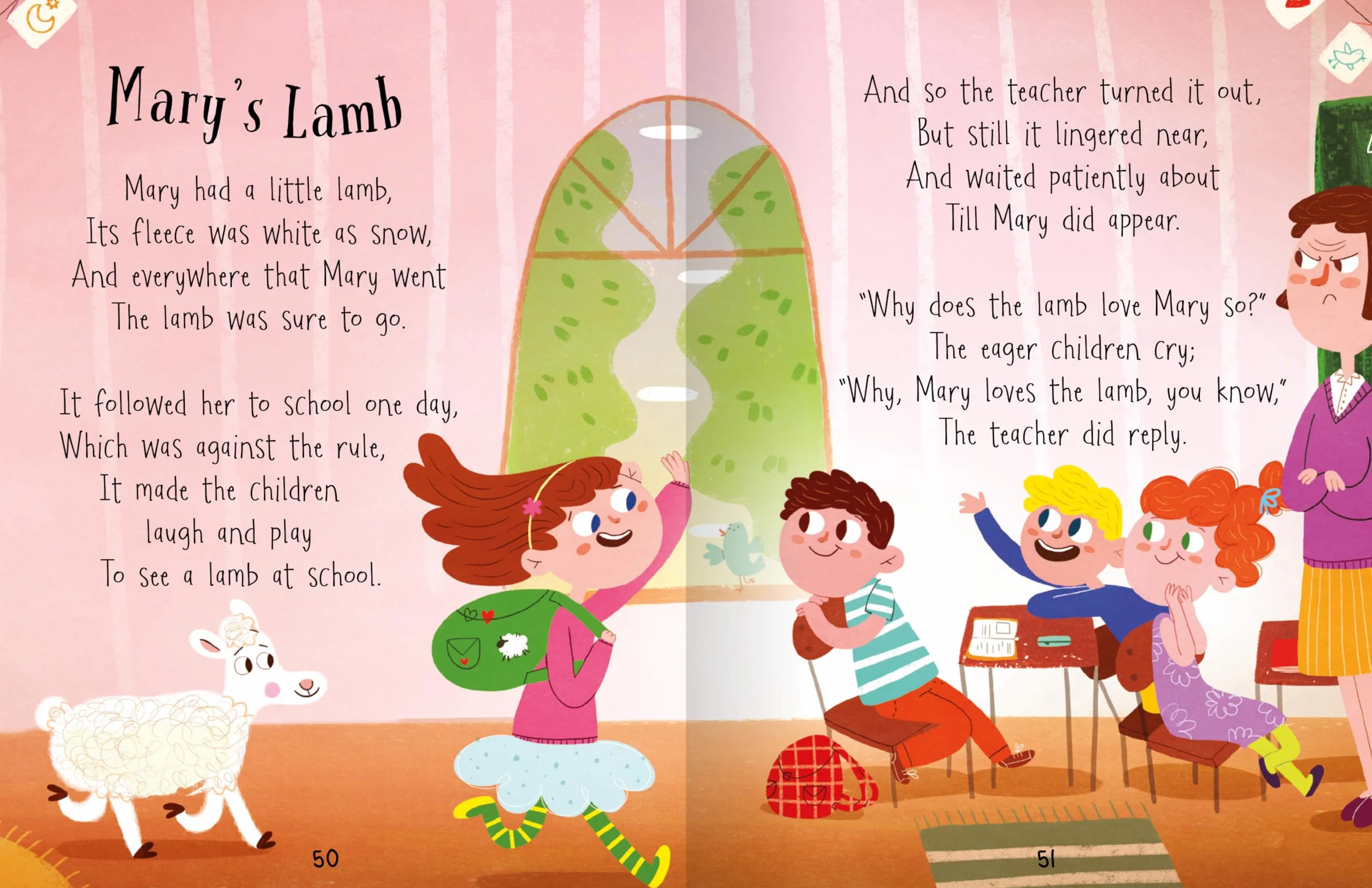 100 Nursery Rhymes: Illustrated Hardback Book of Children's Stories & Songs