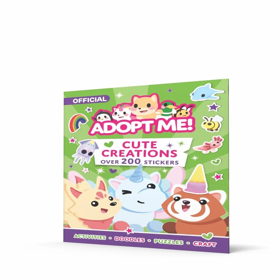 Adopt Me! Cute Creations Sticker Book: Activity Book for fans of online game, ages 7-11