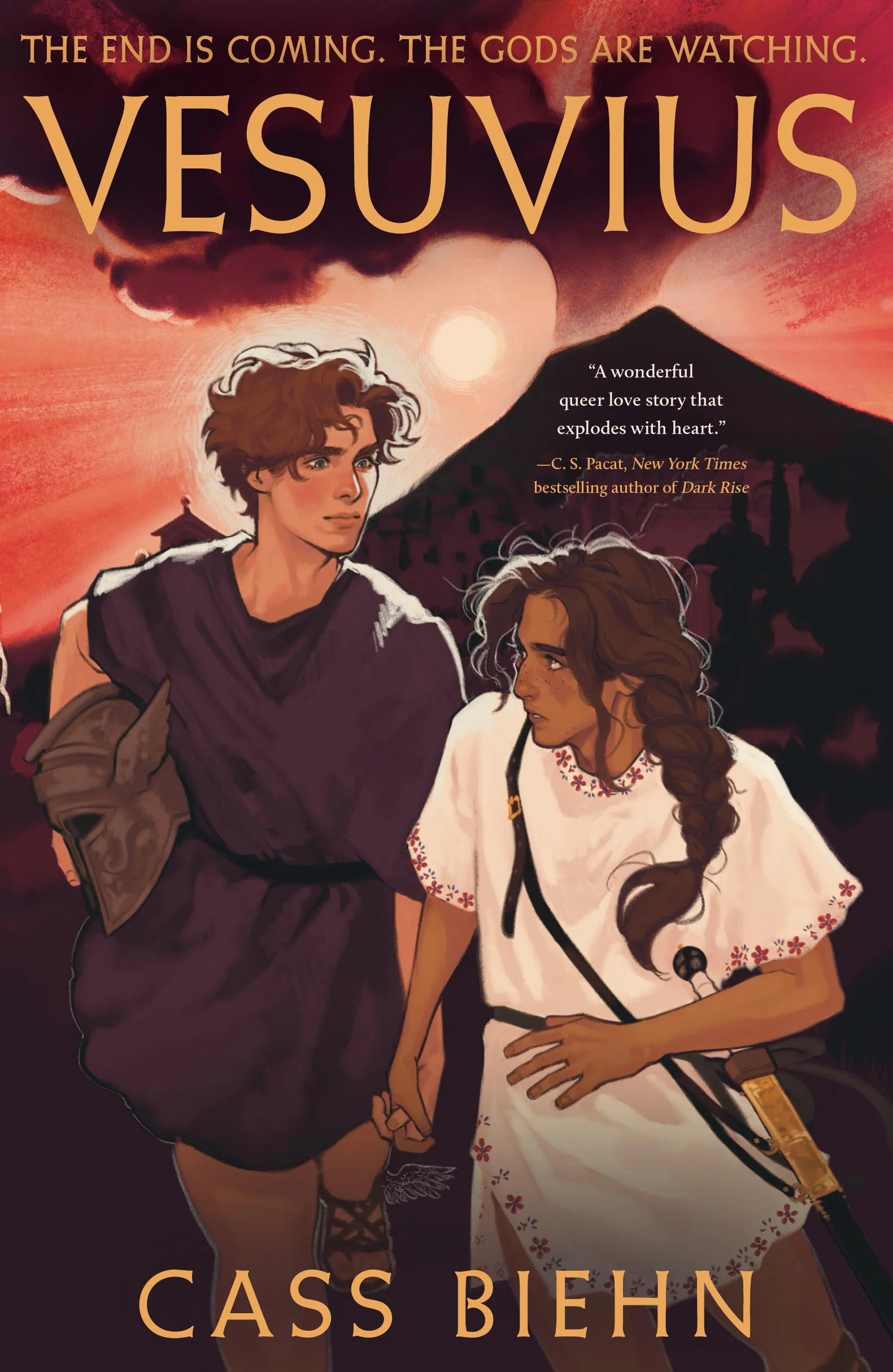 Vesuvius: Limited First Edition with Foil Detailing and Illustrated Case Design (A Queer Romance Novel Set in Pompeii - Historical Fantasy for Young Adults)
