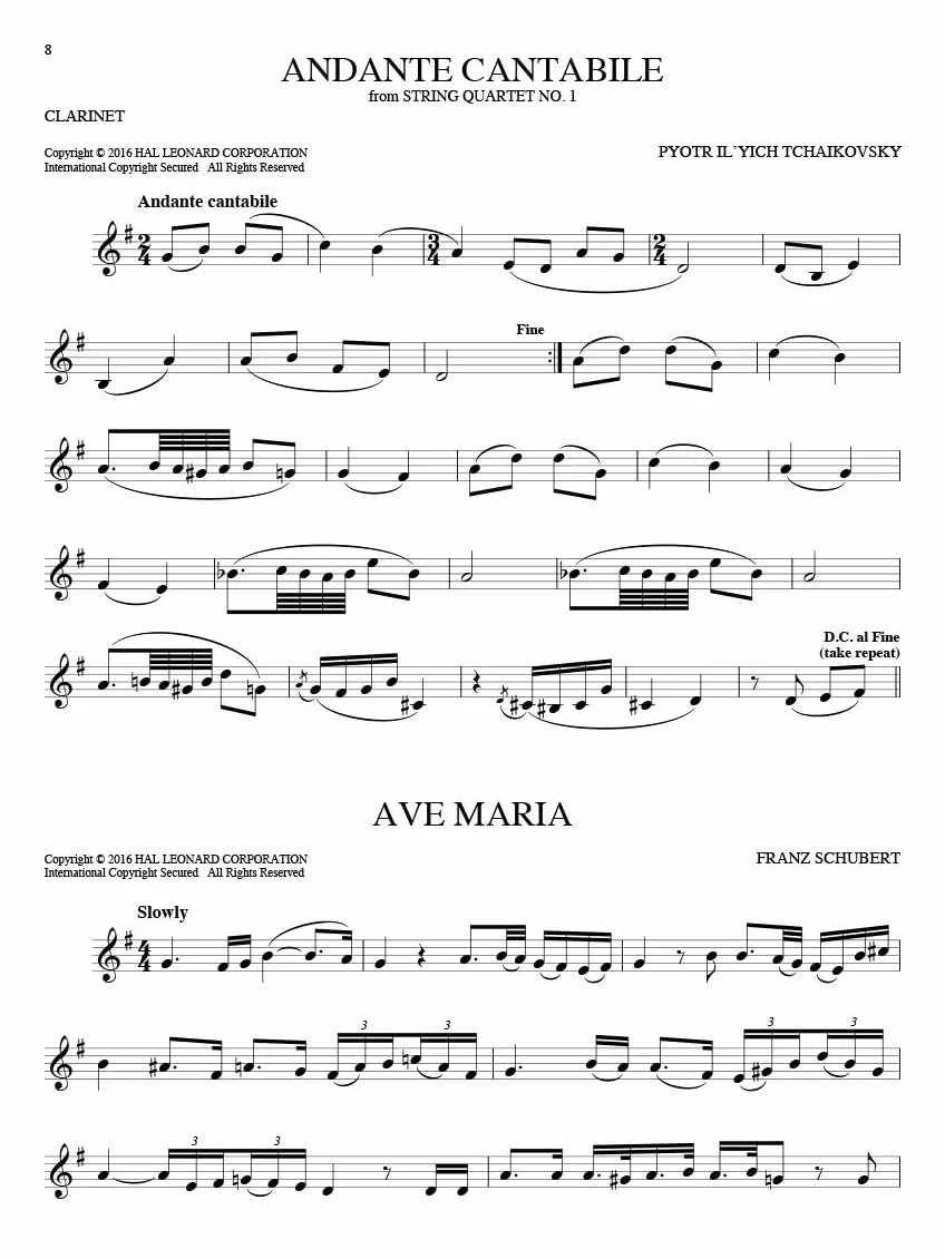 101 Classical Themes for Clarinet