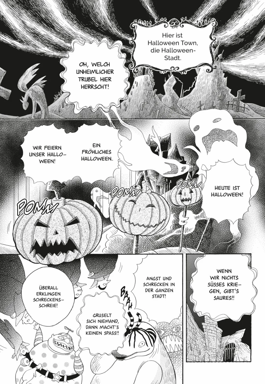 The Nightmare Before Christmas: Der Manga - Schaurig-schöne Manga-Adaption des Tim Burton-Klassikers