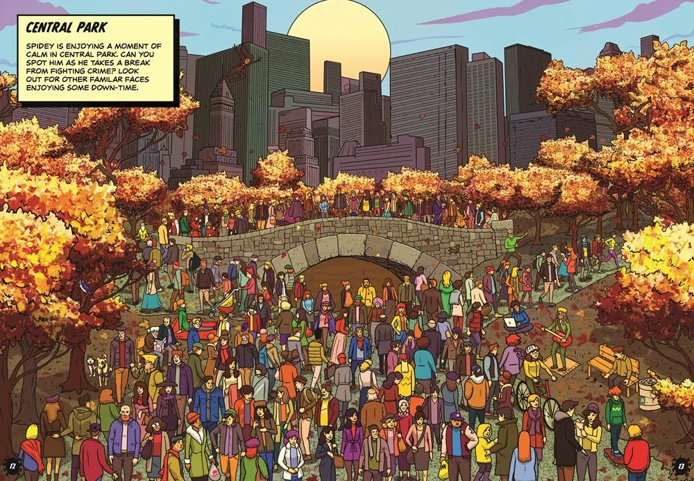 Marvel Spider-Man Where's Spidey Search & Find Book