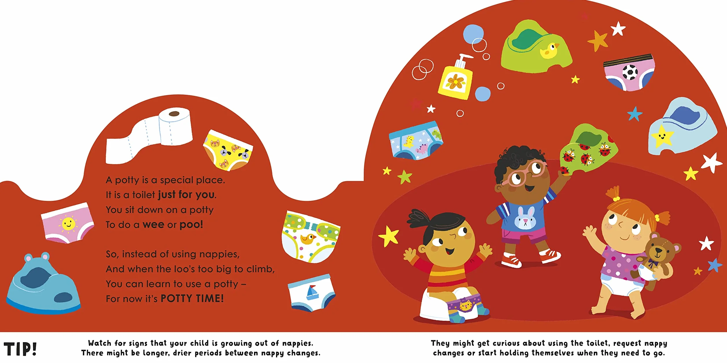 It's Potty Time!: Say Goodbye to Nappies with This Potty-Training Book