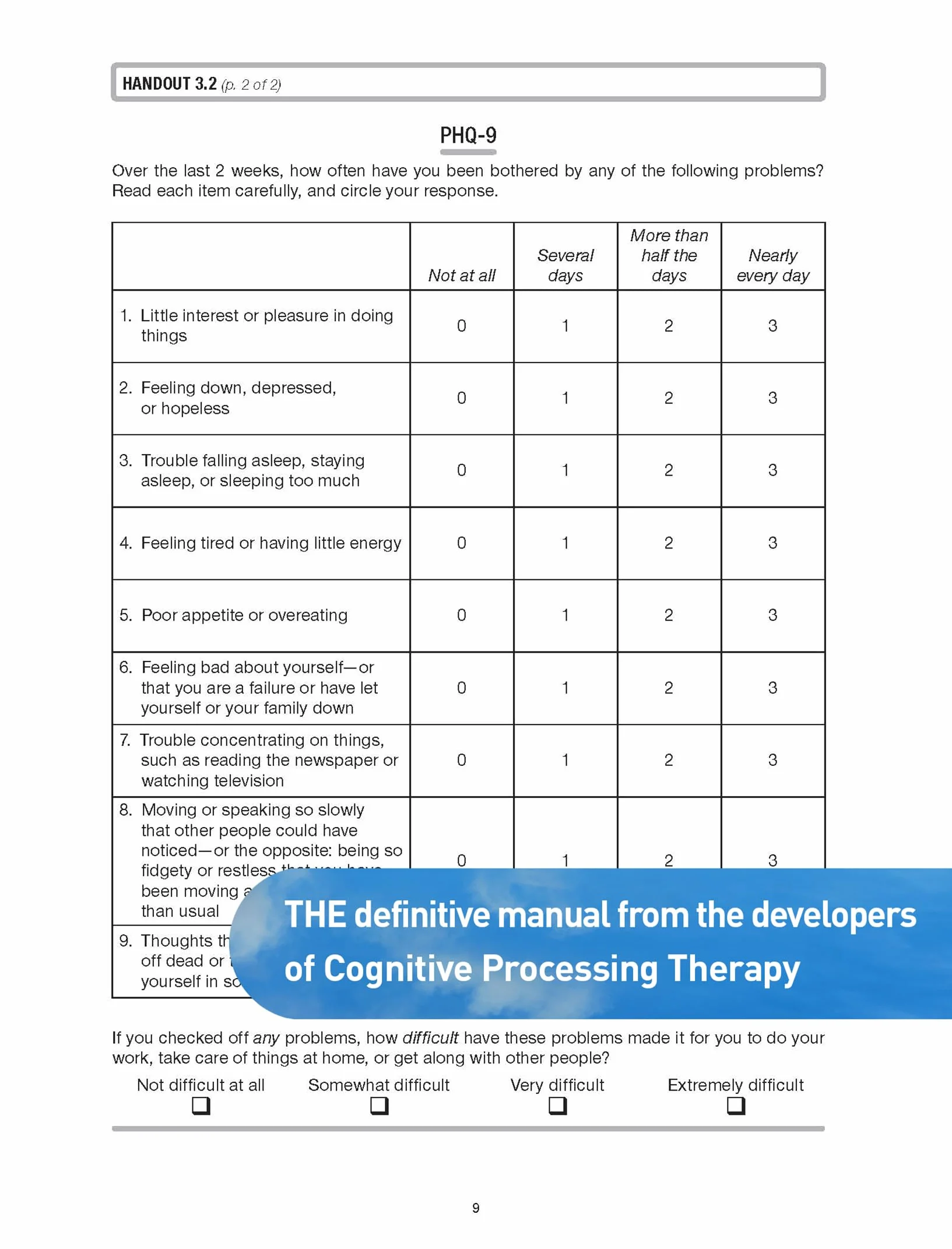 Cognitive Processing Therapy for PTSD, Second Edition: A Comprehensive Therapist Manual
