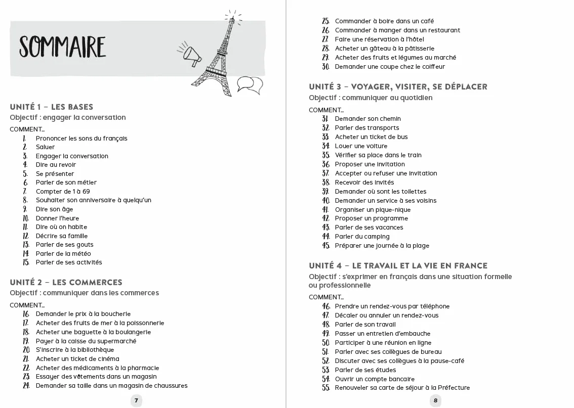 Je parle français avec Madame à Paname: Débutant FLE A1-A2