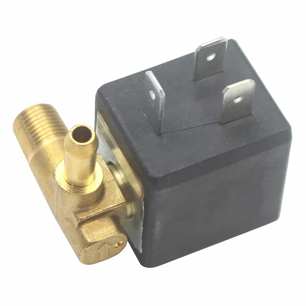 JYZ-4P Normalnie zamknięty 3 mm N/C 2/2-drożny AC 230 V G1/8" mosiężny żelazko parowe zawór elektromagnetyczny do wody pary gazowej