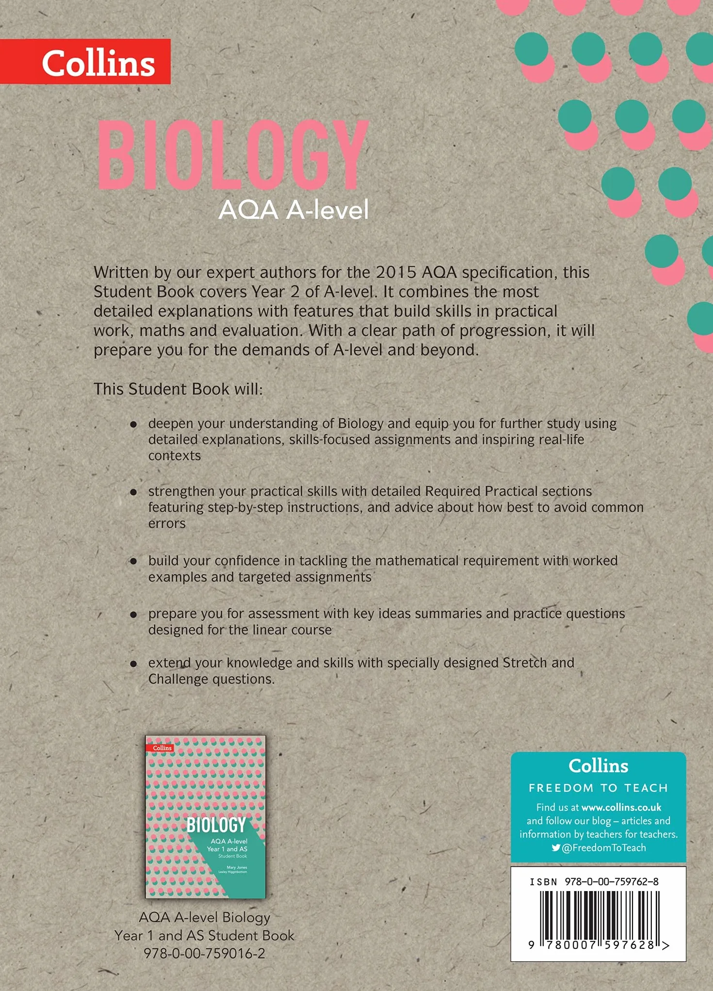 AQA A Level Biology Year 2 Student Book