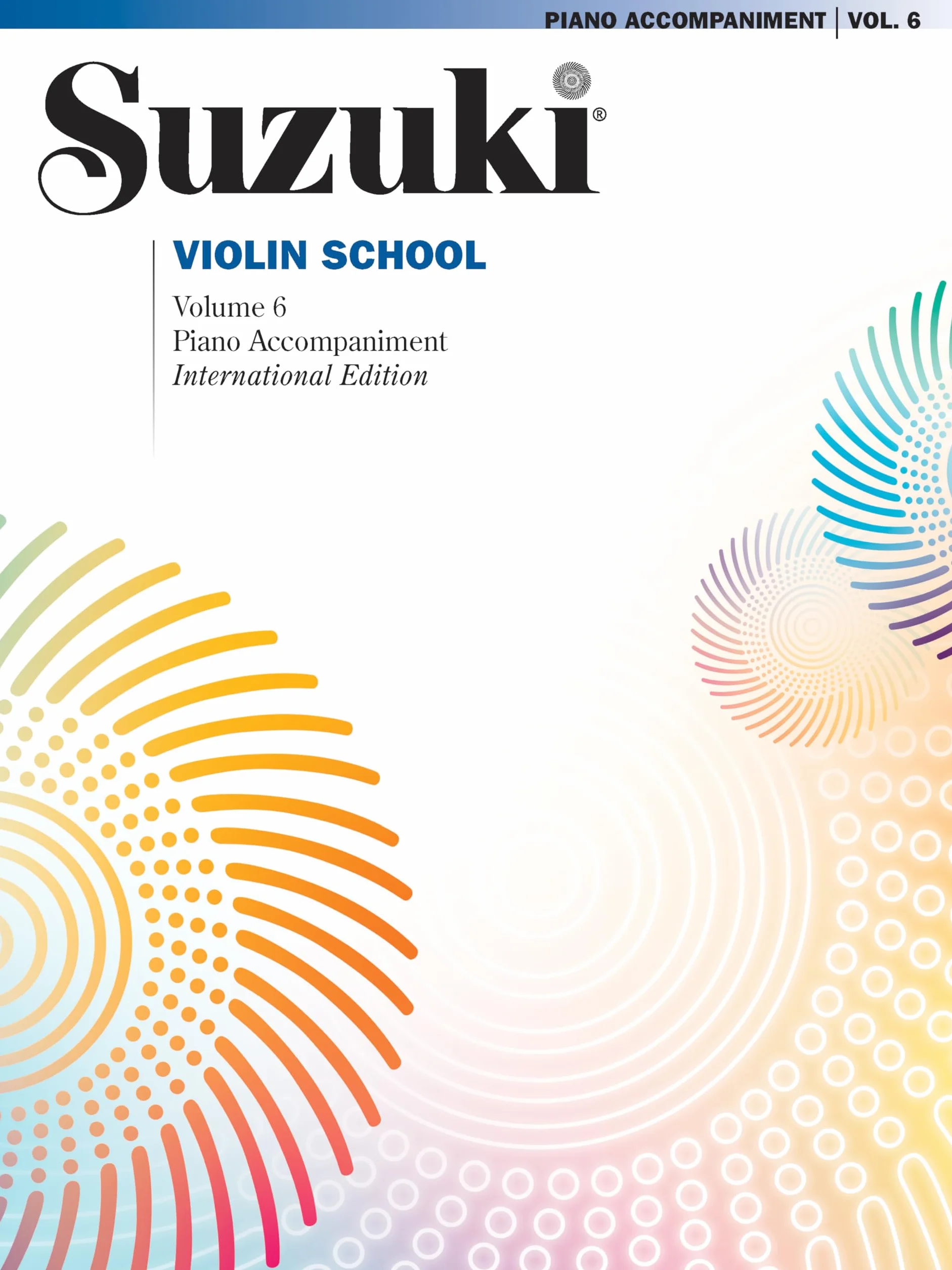 Suzuki Violin School 6 Piano Acc. Revised