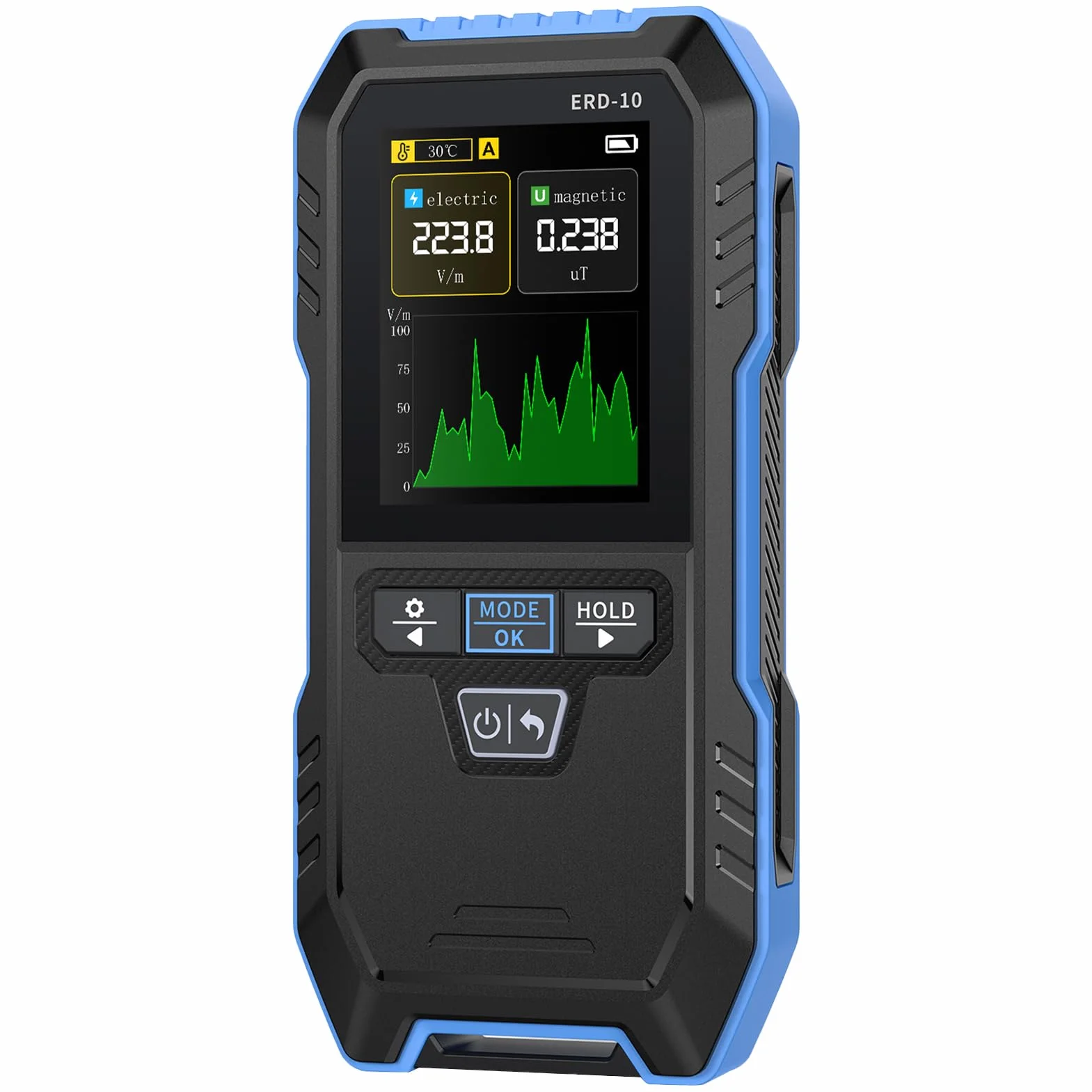 Miernik EMF 3 w 1, detektor promieniowania EF MF RF, ręczny cyfrowy detektor pól elektromagnetycznych, automatyczny alarm LCD, do użytku w domu i w biurze
