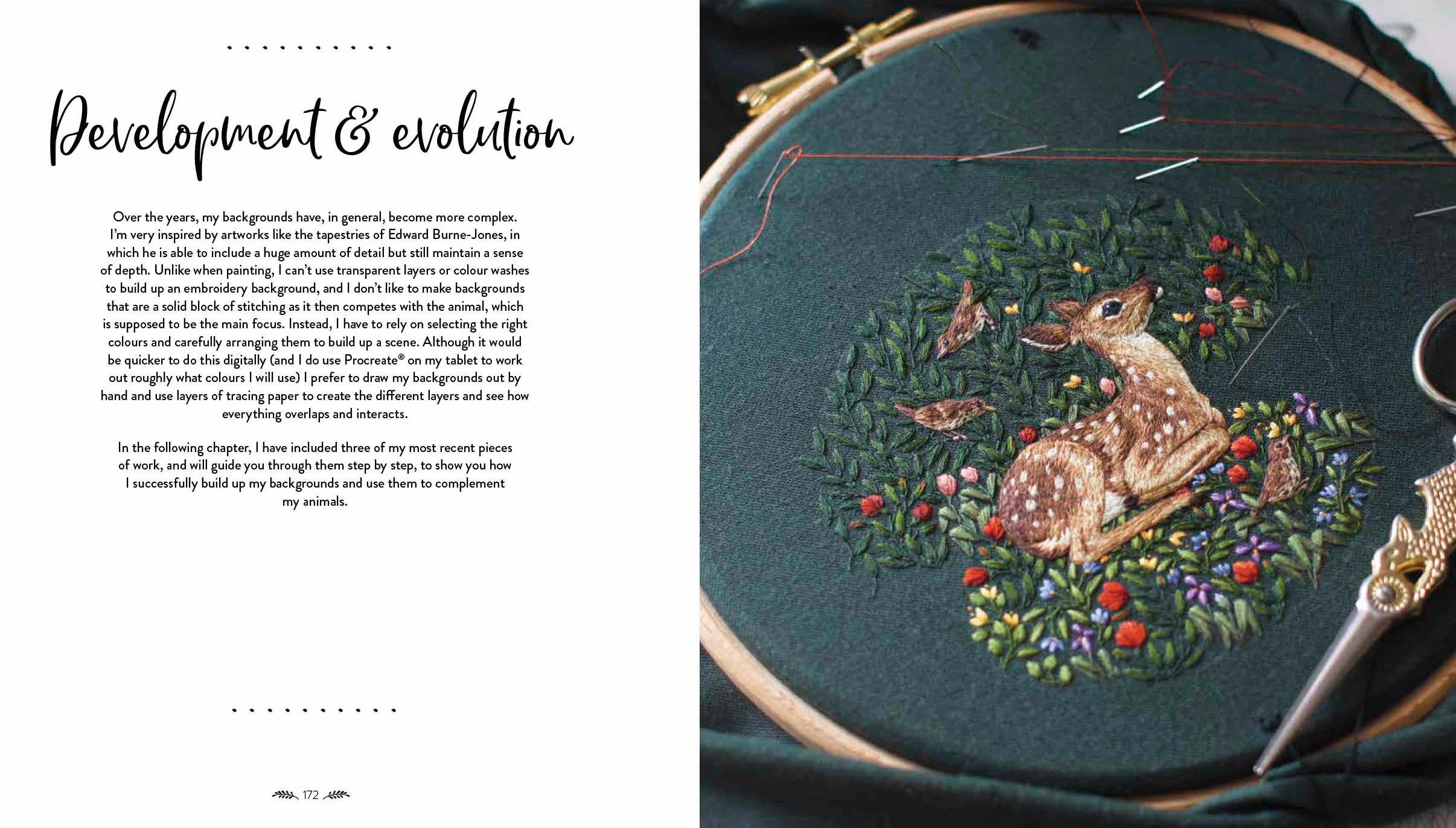 Exquisite Embroidered Needlepainted Woodland Animals Art