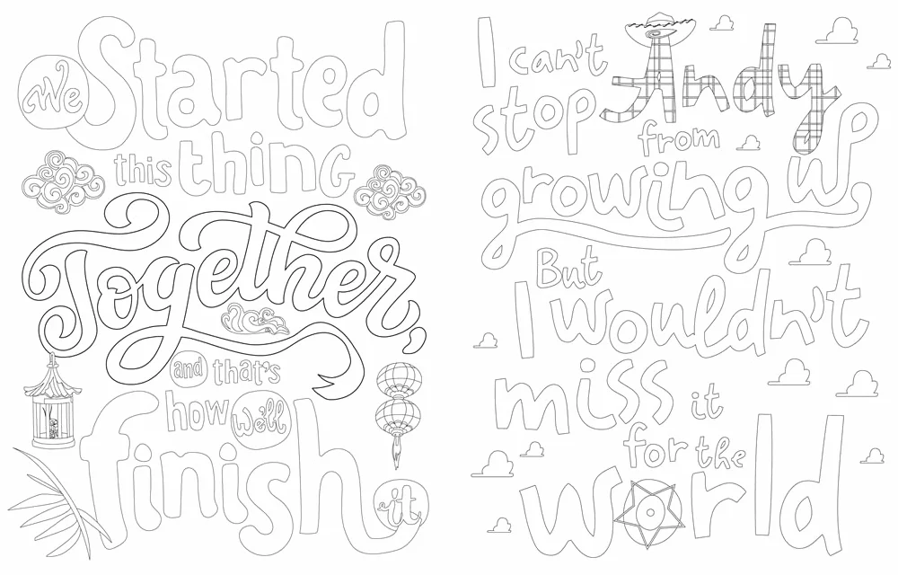 Disney Quotes to Live Your Life By Colouring Book: Inspirational Sayings & Words of Wisdom