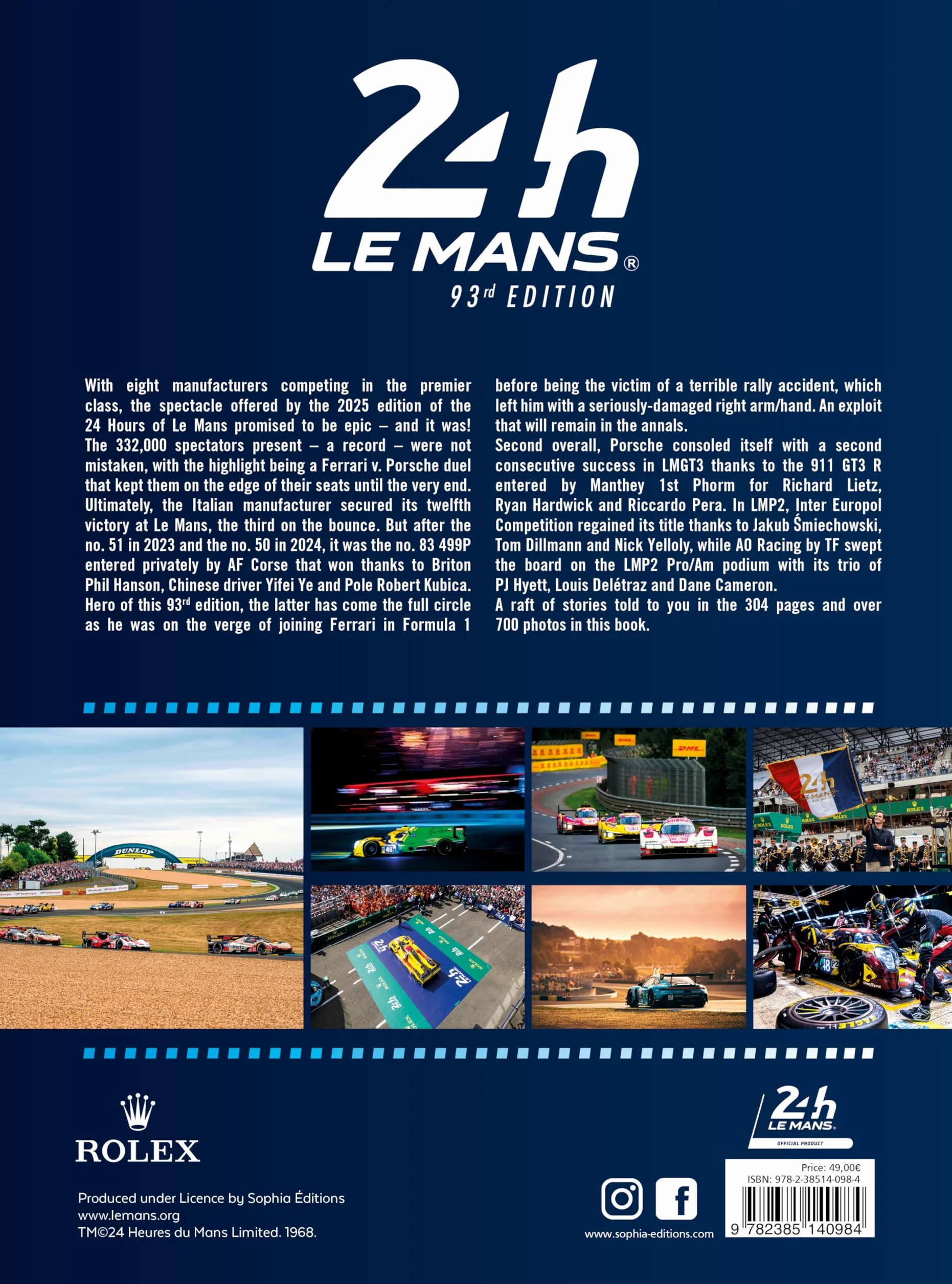 24H Le Mans 93rd edition: 2025 Official Book