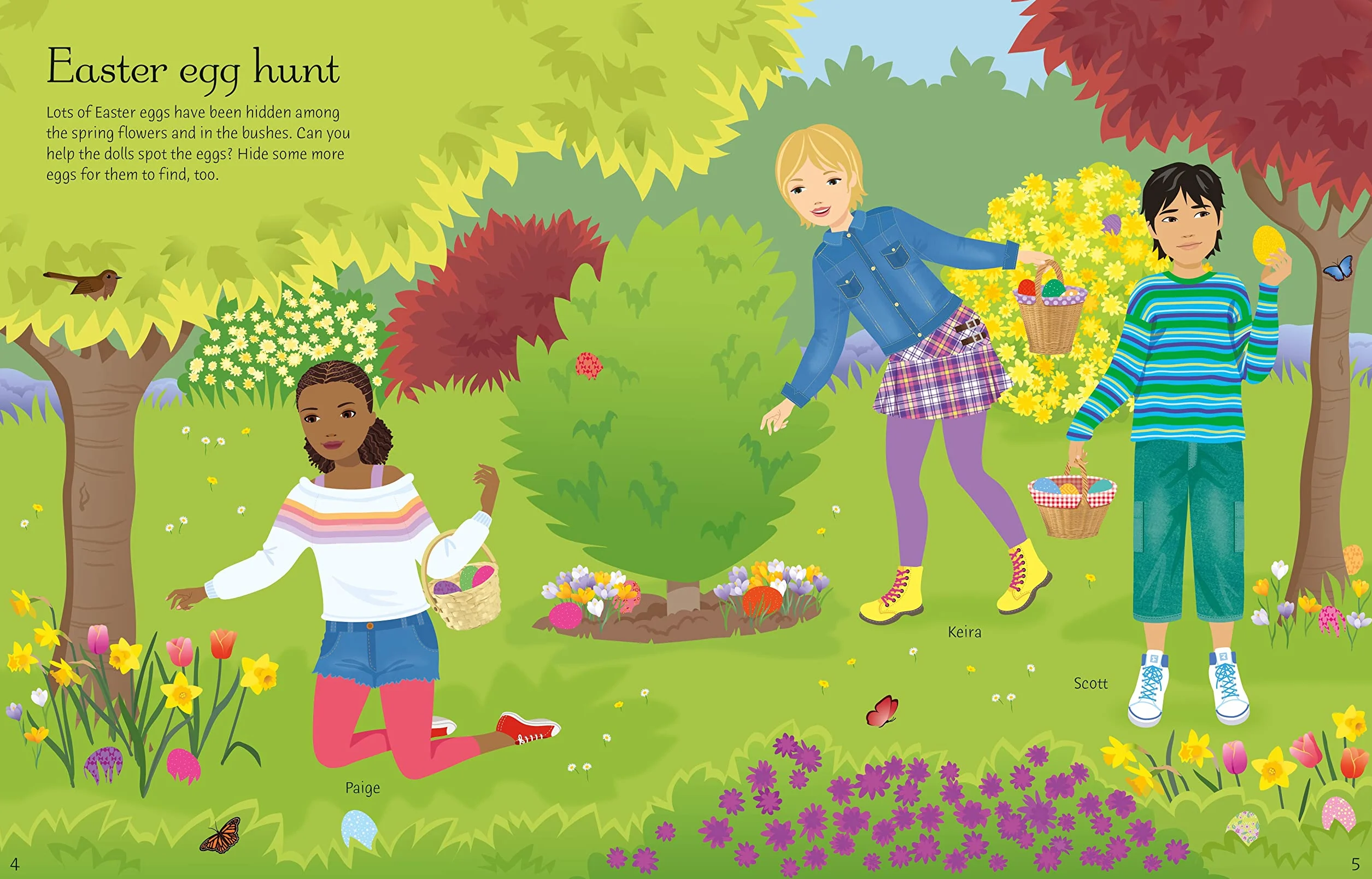 Sticker Dolly Dressing Easter: An Easter And Springtime Book For Children