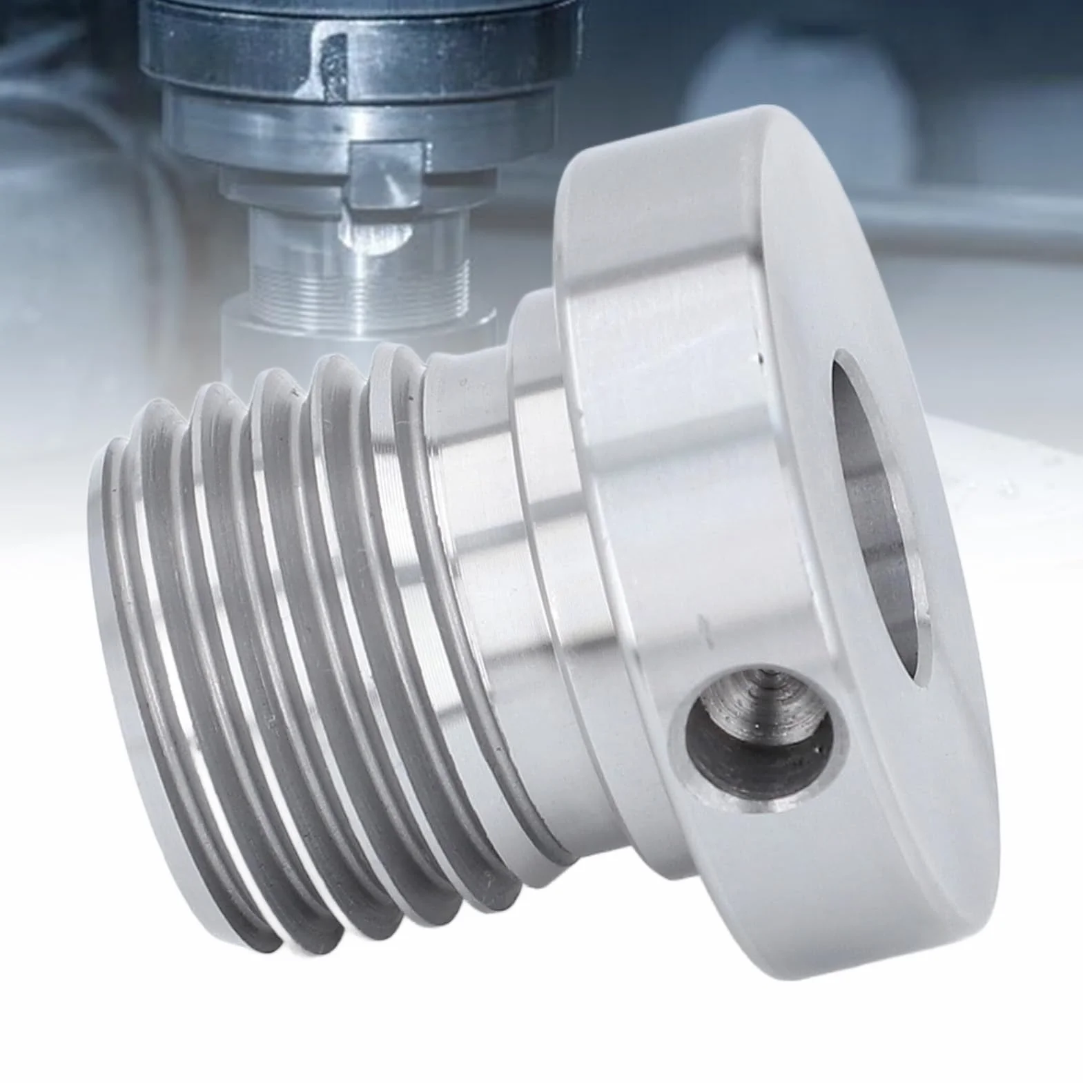 Adapter wrzeciona tokarki, gwint zewnętrzny 33 mm, gwint wewnętrzny 18 mm, adapter do wkładki, obróbka drewna