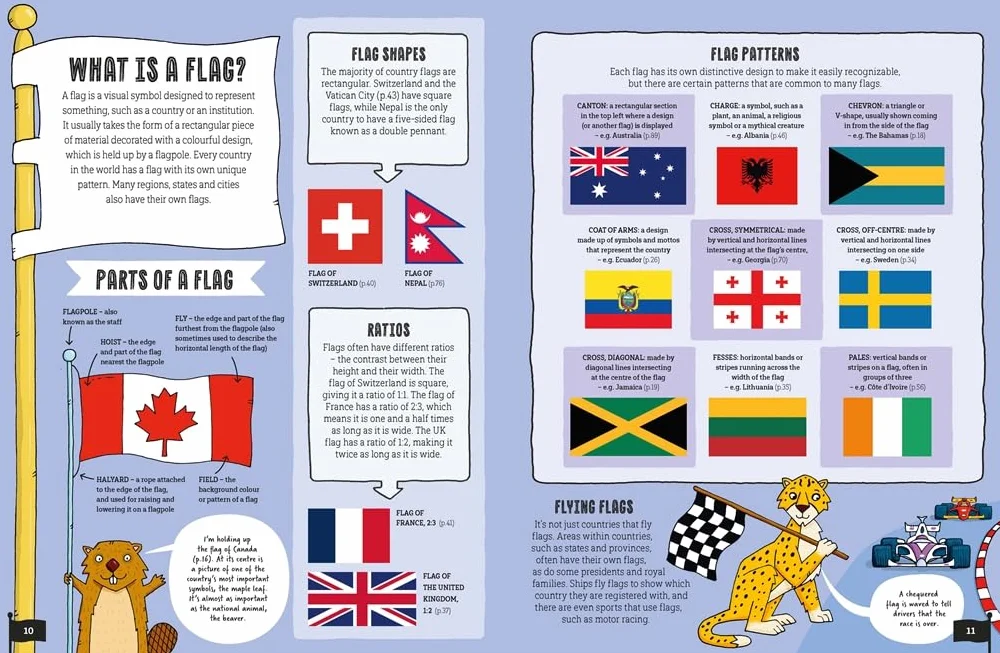 The Maps and Flags Book: Explore amazing facts, maps and flags of the world