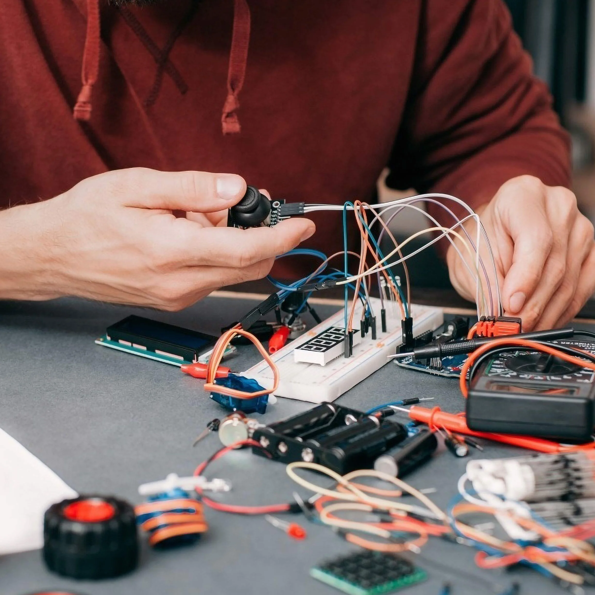 Kabel rozruchowy Breadboard Jumper Wire Kit Dupont 560 sztuk męskie na męskie 14 długości