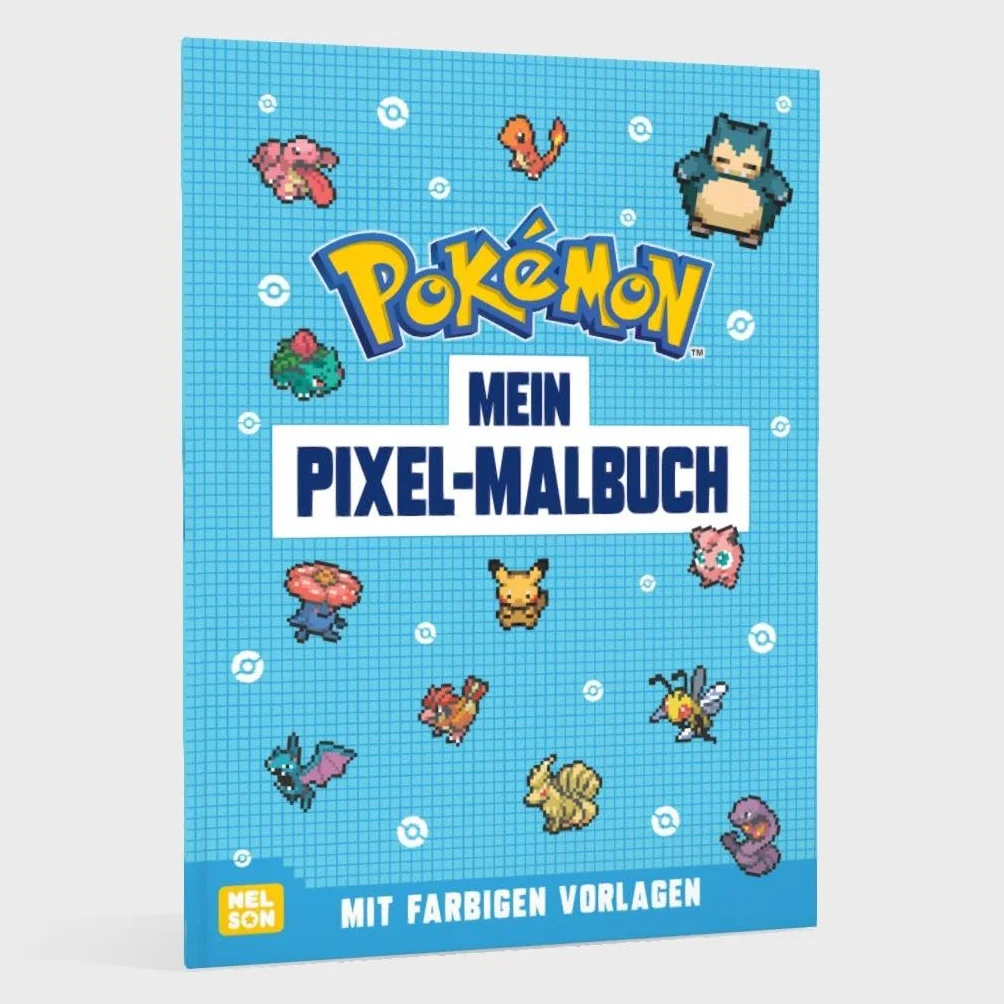 Pokémon Activity-Buch: Mein Pixel-Malbuch