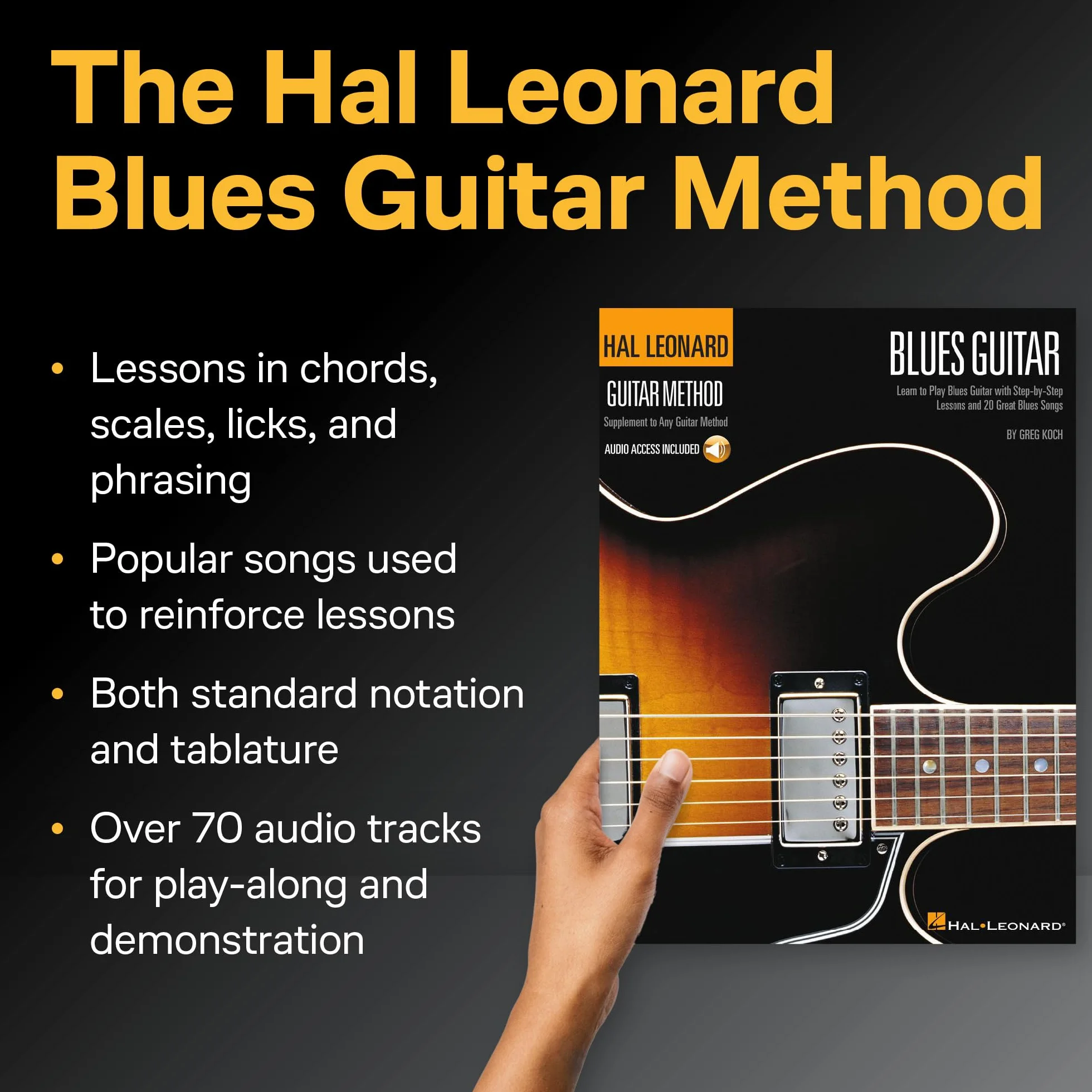 Hal Leonard Blues Guitar Method +CD