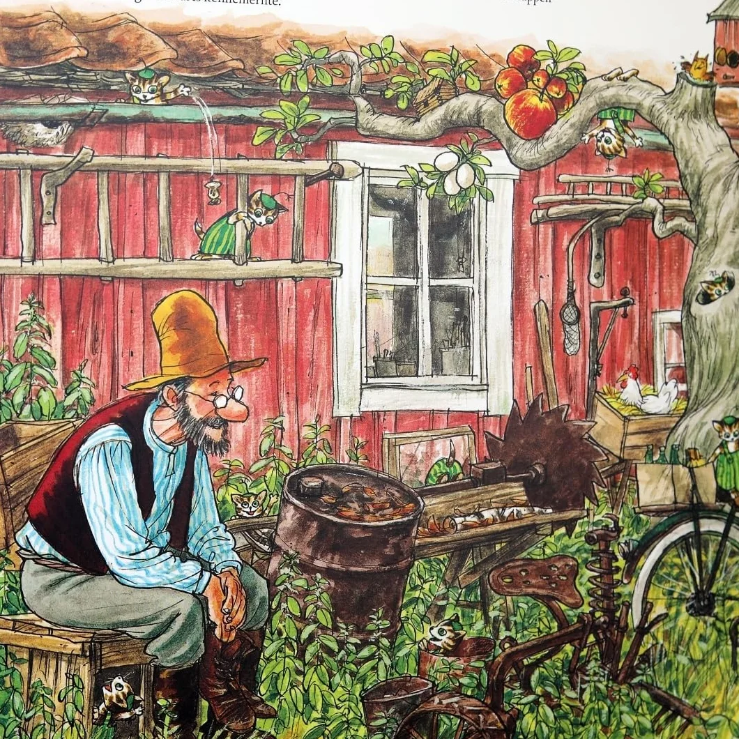 Pettersson und Findus. Wie Findus zu Pettersson kam: Riesen-Pappbilderbuch