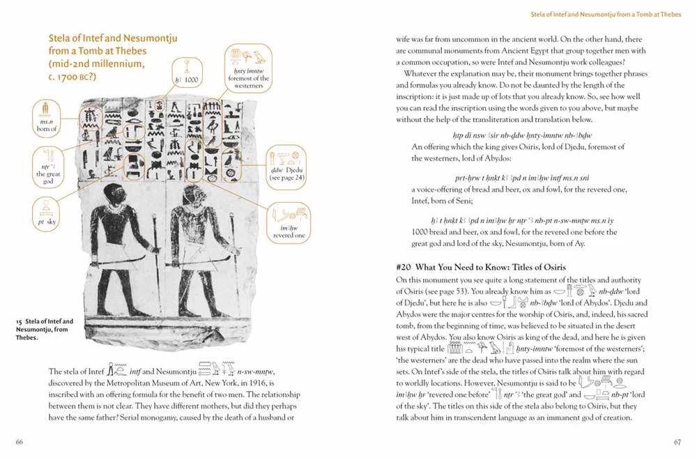 Egyptian Hieroglyphs for Complete Beginners /anglais: The Revolutionary New Approach to Reading the Monuments