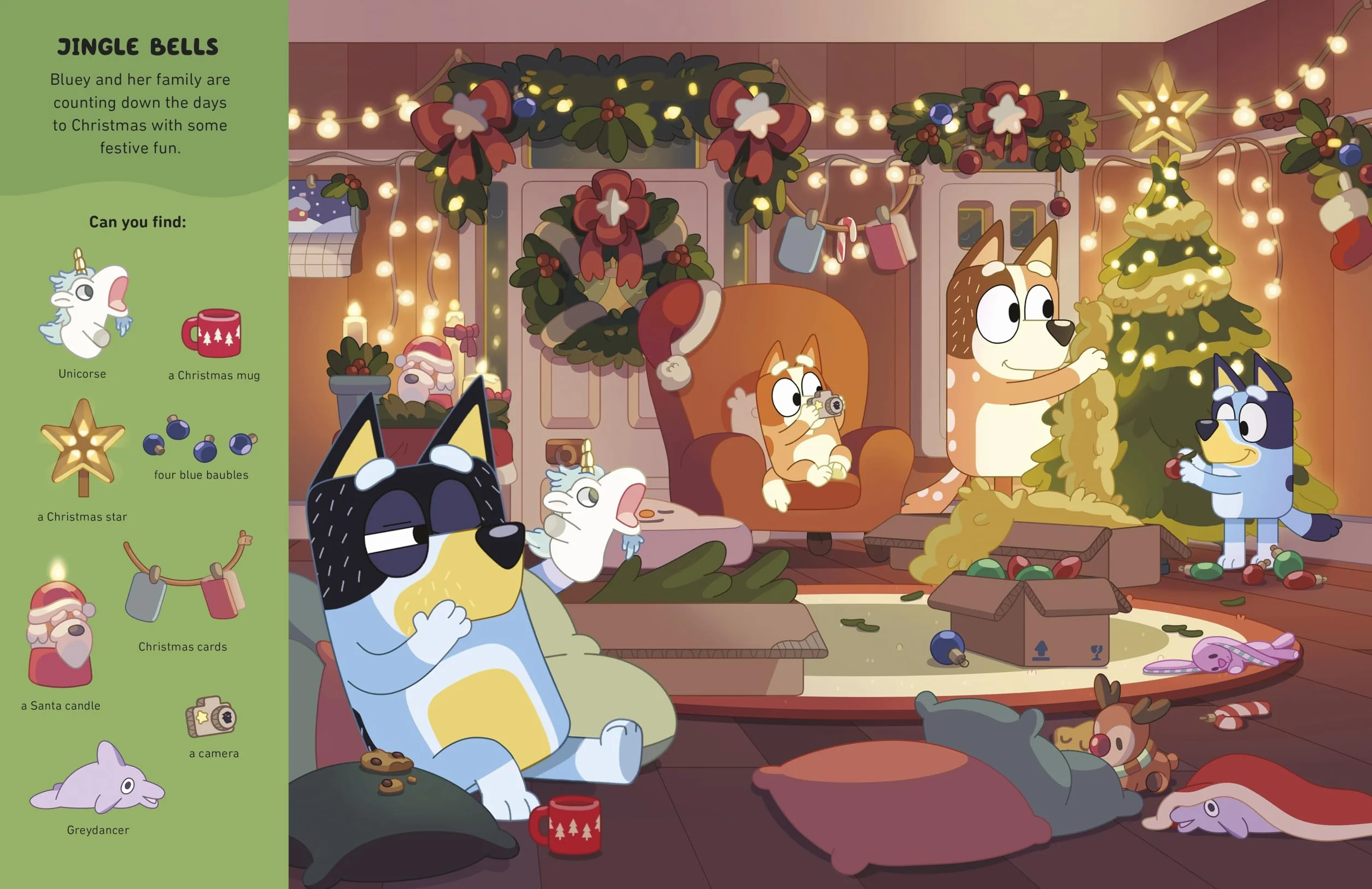 Bluey: Where’s Bluey? At Christmas: A Search-and-Find Book